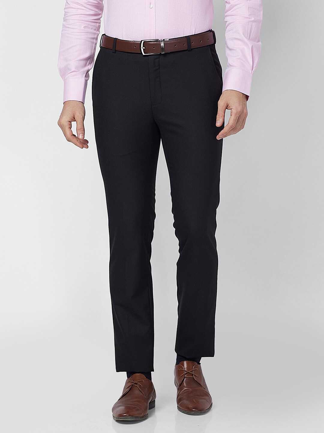 

Raymond Slim-Fit Formal Trousers, Black