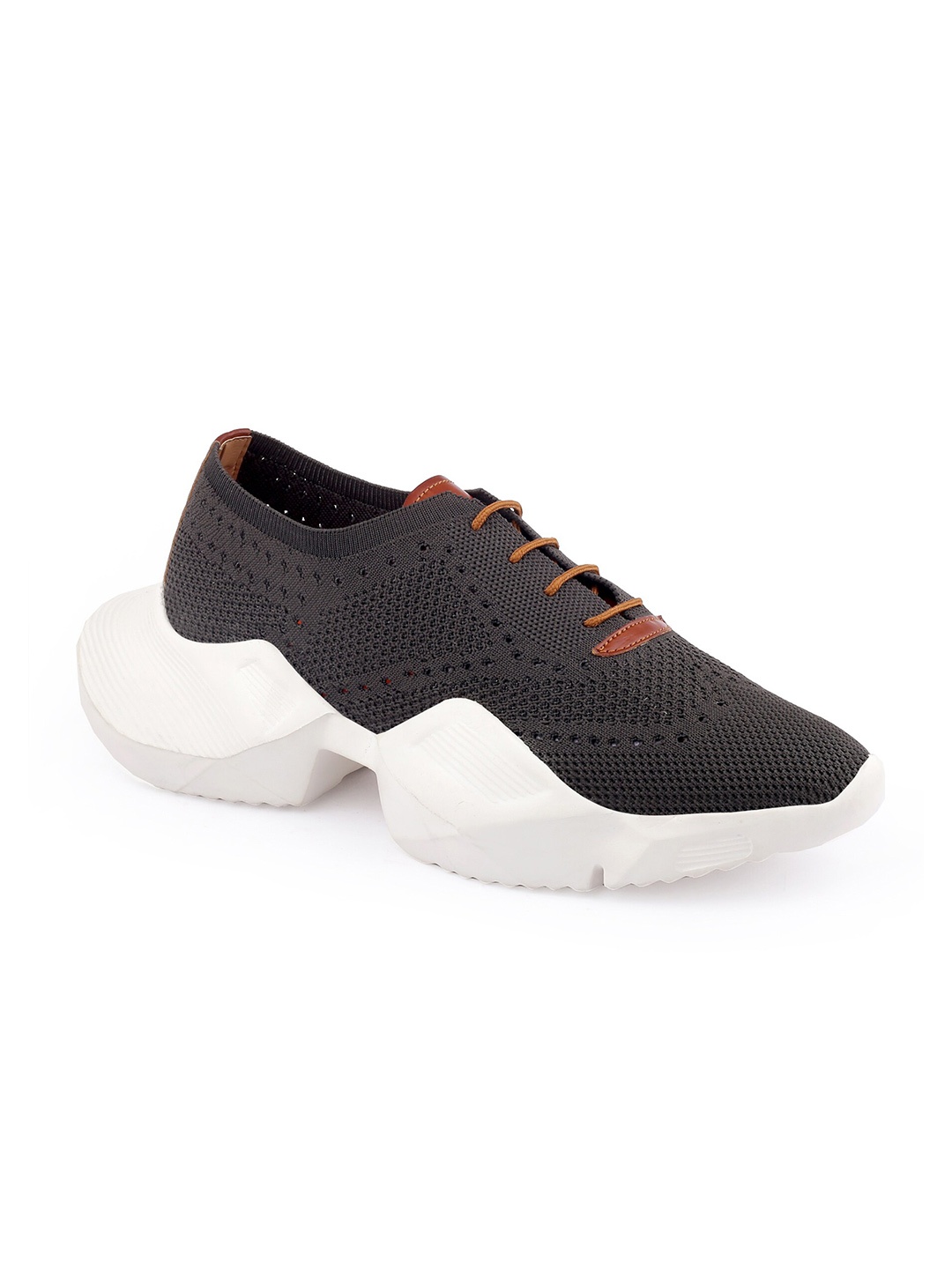 

Bxxy Men Round Toe Mesh Sneakers, Grey