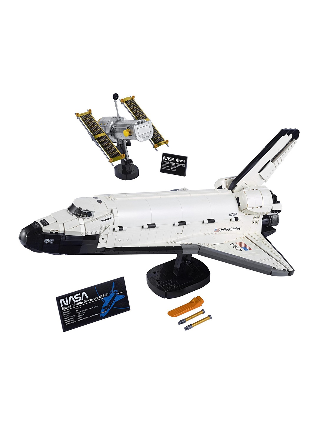 

LEGO Kids NASA Space Shuttle Discovery Building Kit, White