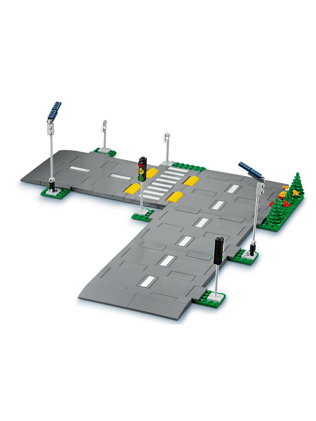 

LEGO Kids 112 Pieces City Road Plates Building Kit, Grey