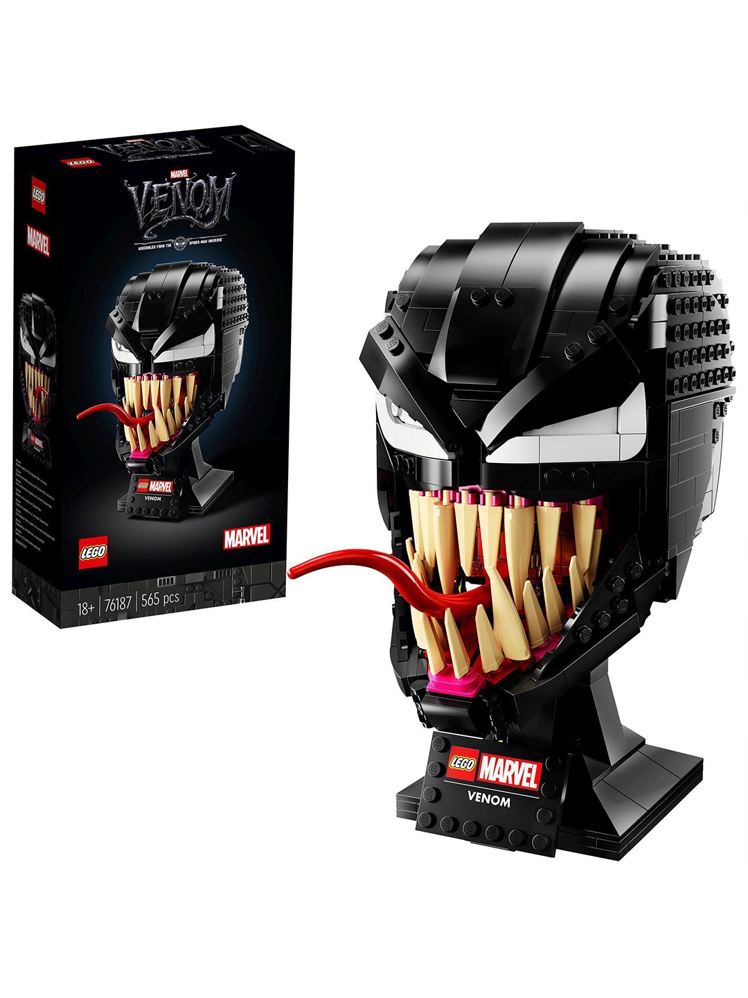 

LEGO Kids Marvel Spider-Man Venom 76187 Building Kit, Black