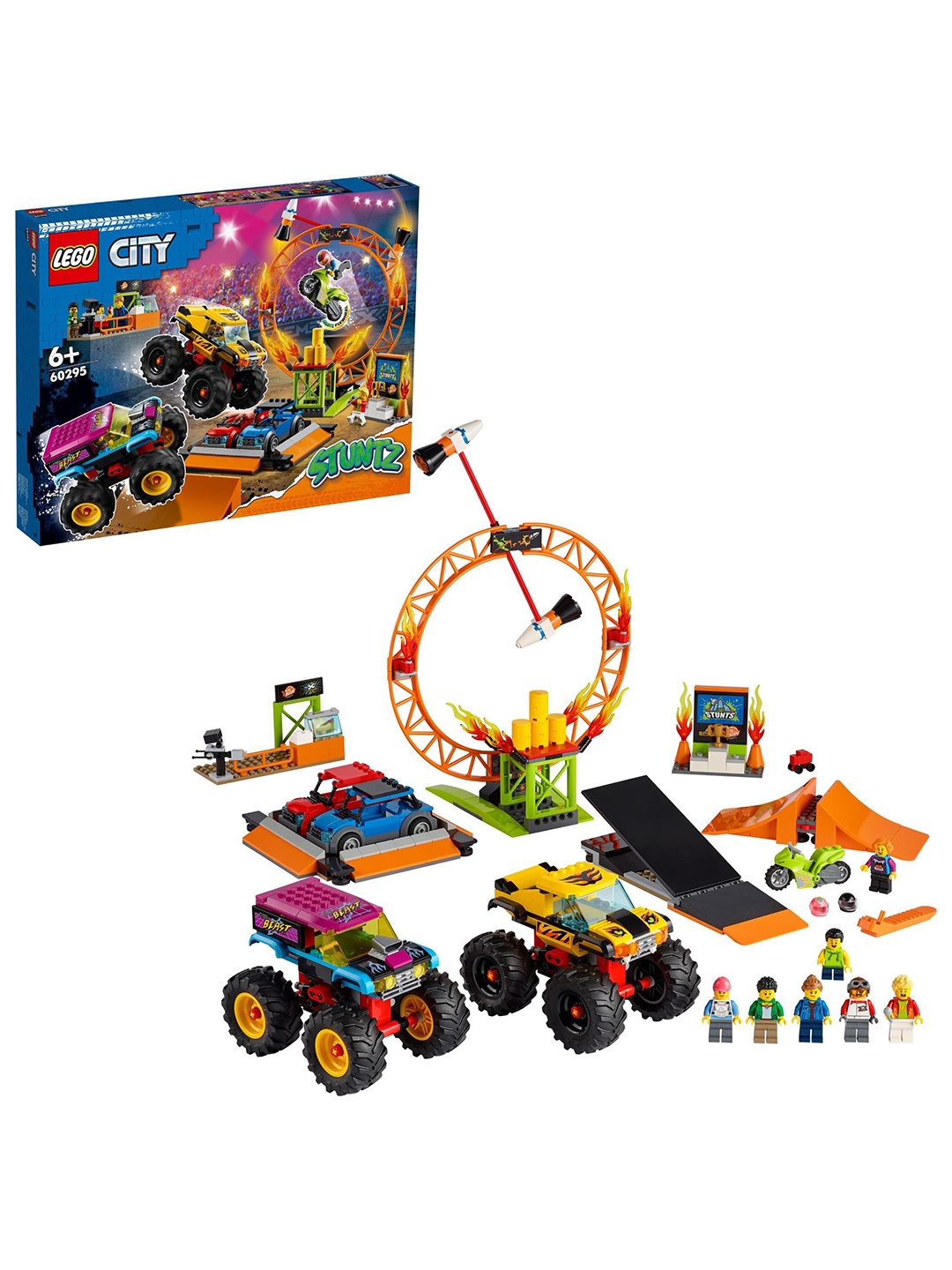 

LEGO Kids City Stunt Show Arena 60295 Building Kit, Yellow