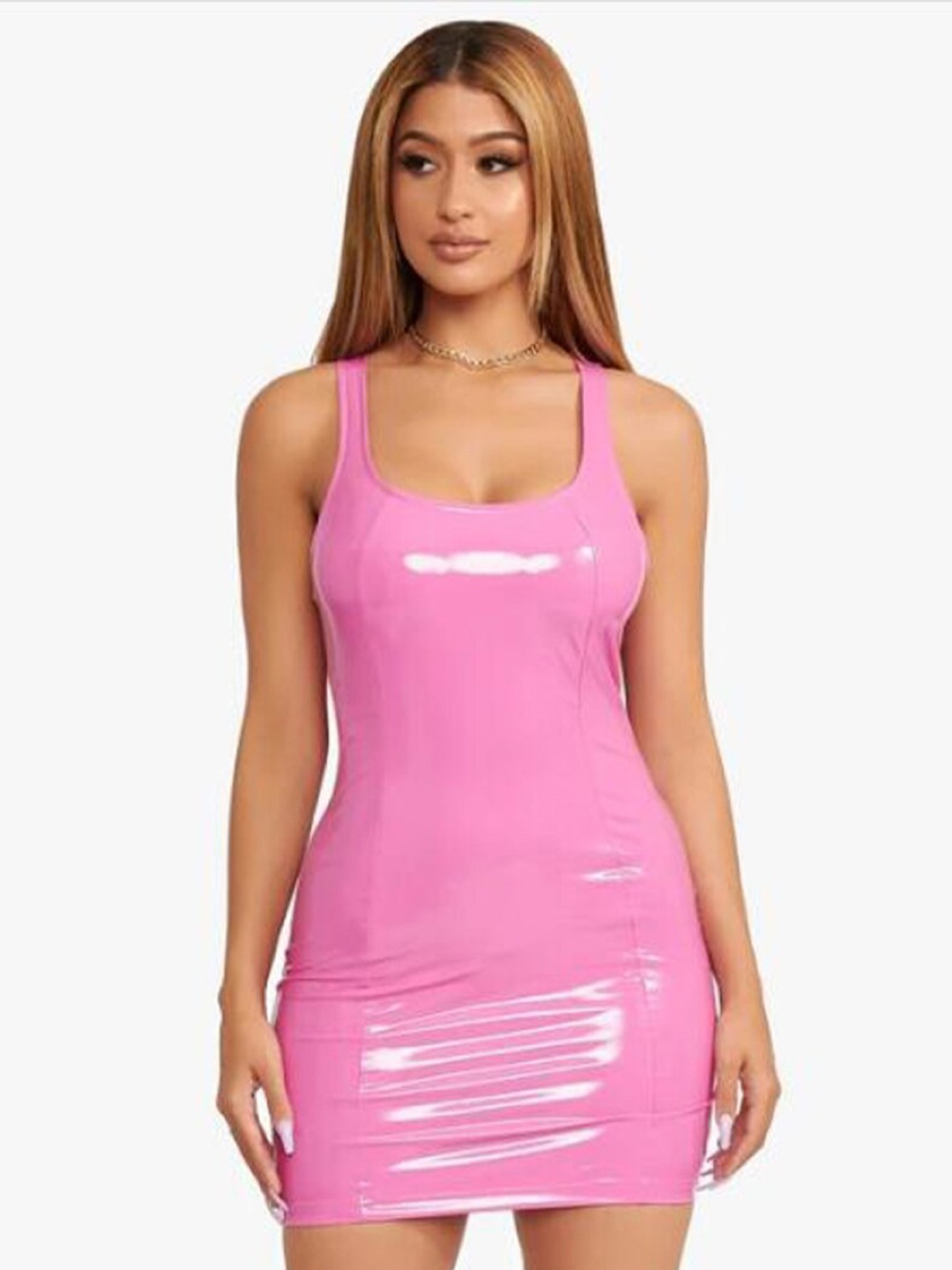 

StyleCast Scoop Neck Bodycon Dress, Pink