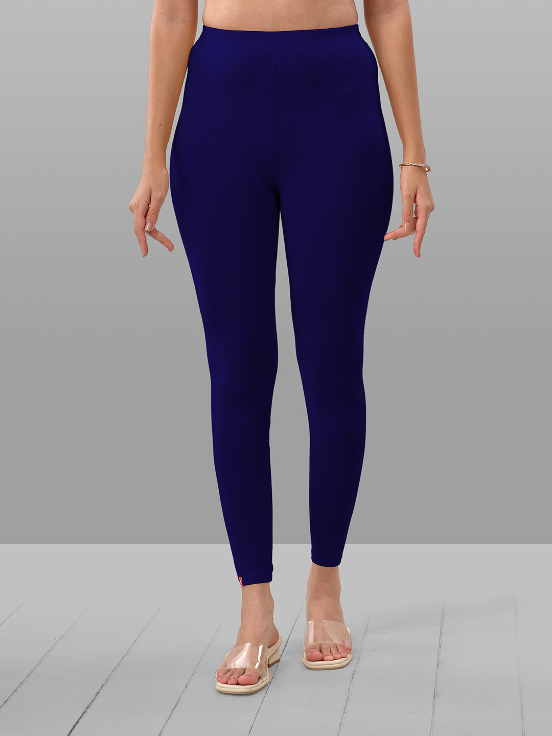 

LYRA 4-Way Stretch Ankle Length Leggings, Blue