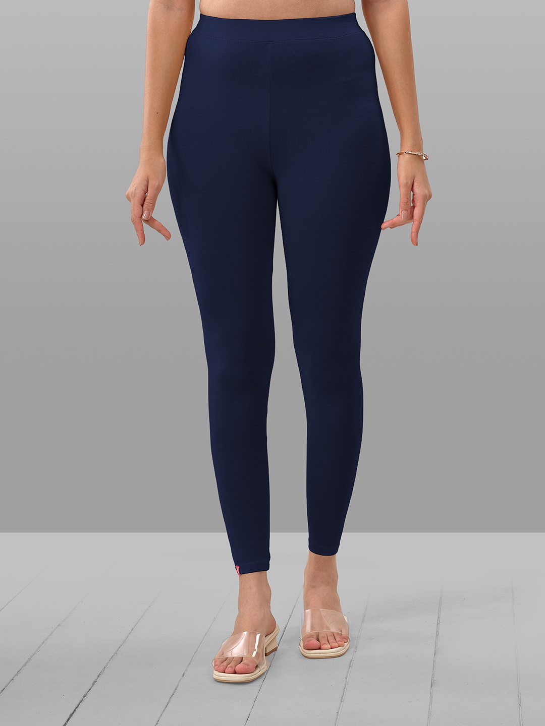 

LYRA 4-Way Stretch Ankle Length Leggings, Blue