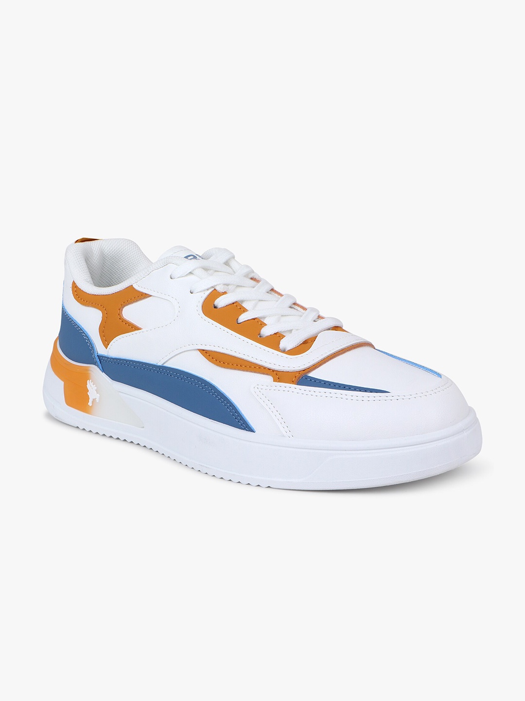 

Trenz Men Colourblocked Lace-Ups Sneakers, Mustard