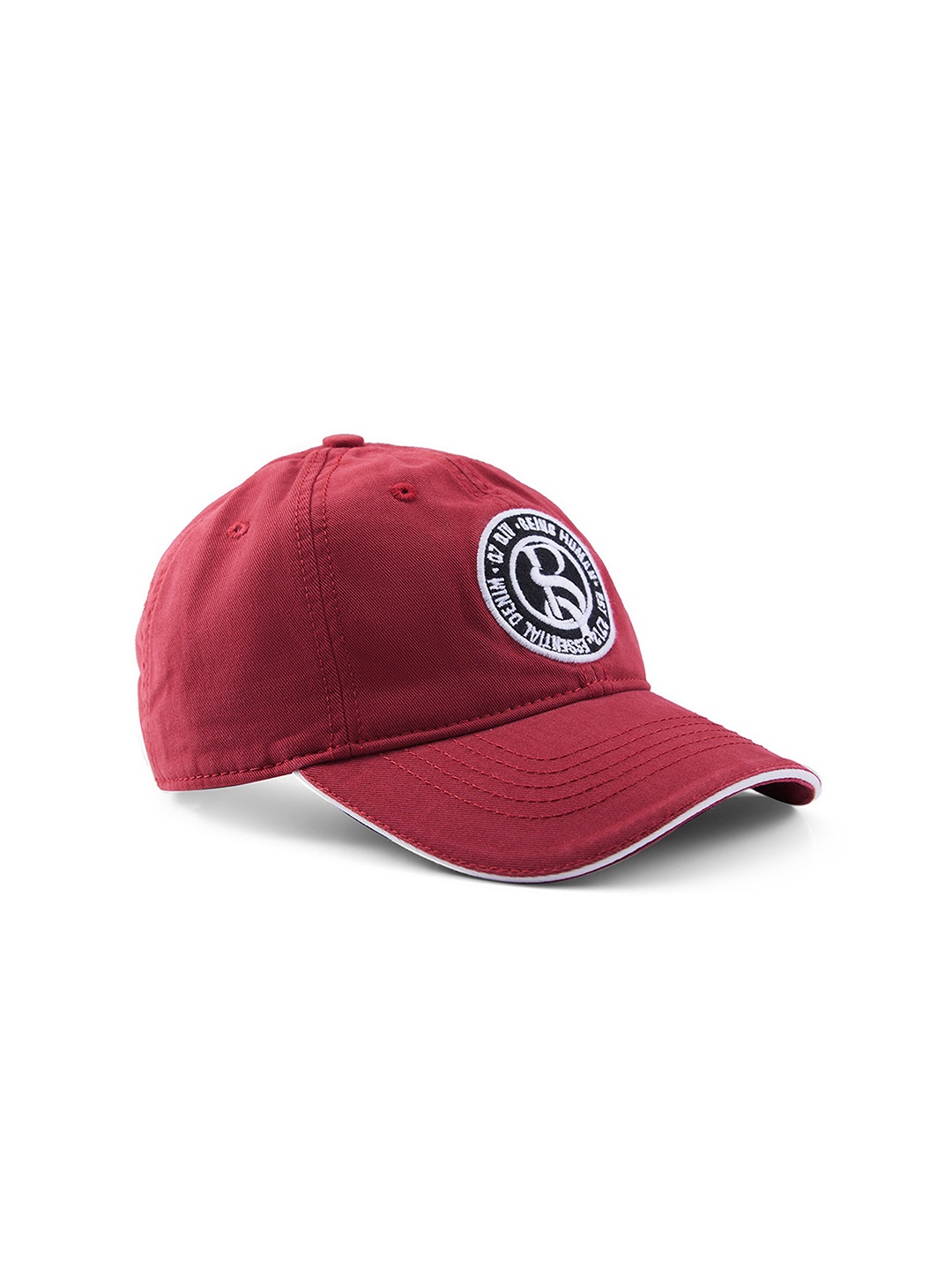 

Being Human Men Embroidered Baseball Cap, Maroon