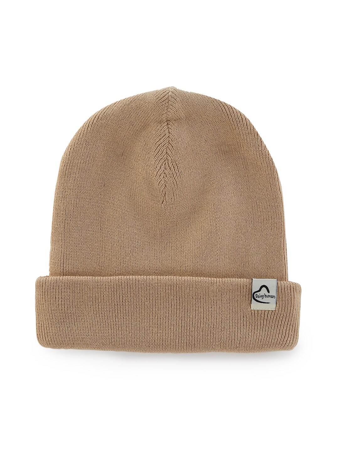 

Being Human Men Knitted Beanie, Beige