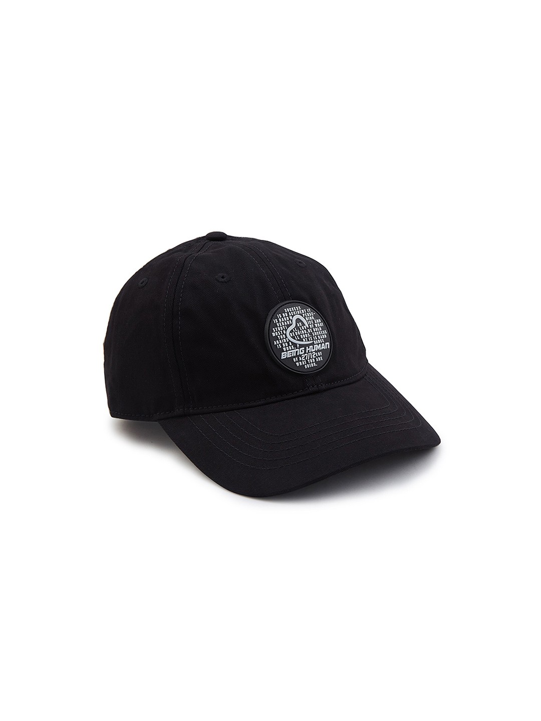 

Being Human Men Embroidered Baseball Cap, Black