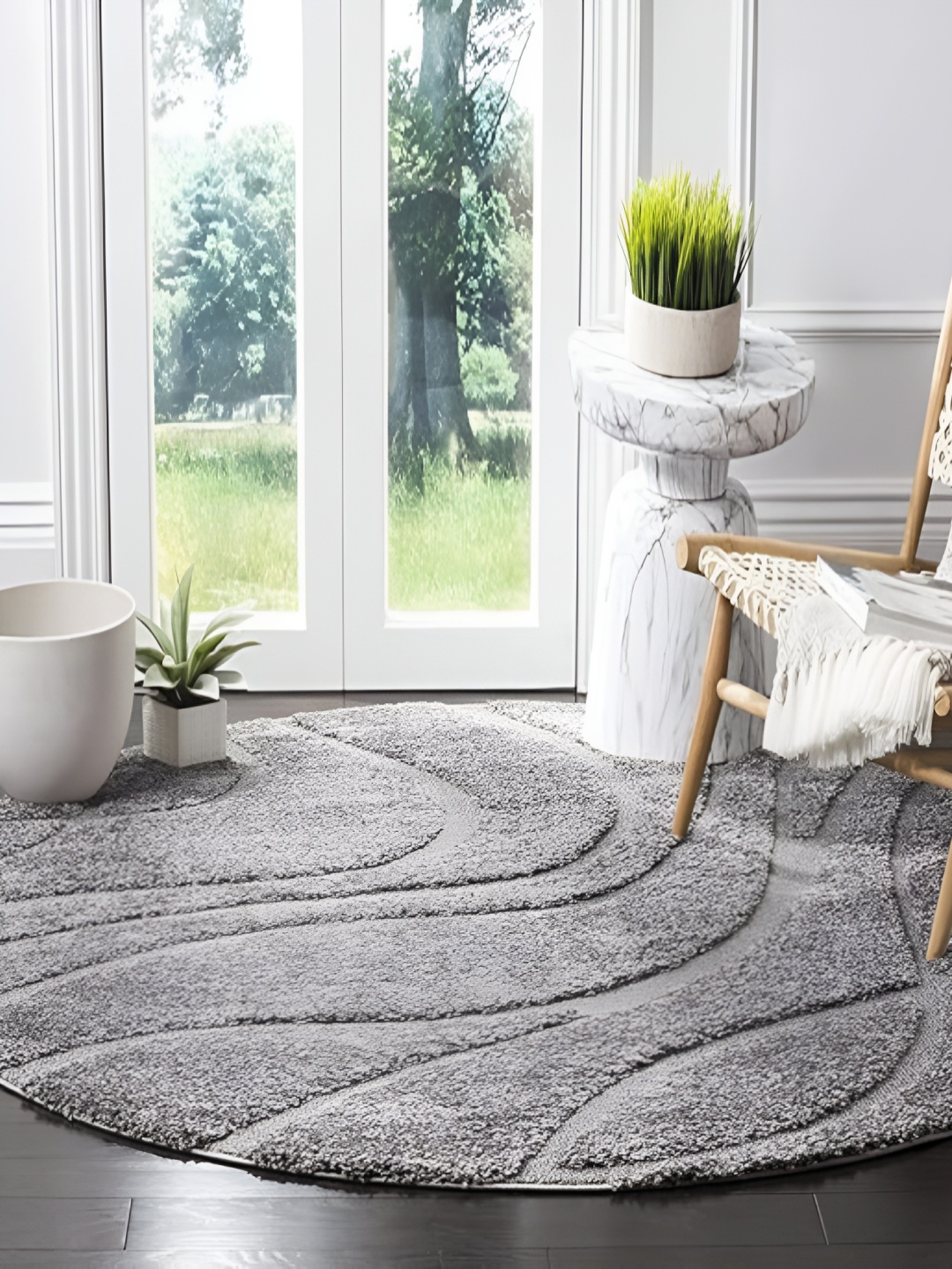 

Shopgallery Grey Abstract Anti Skid Carpet