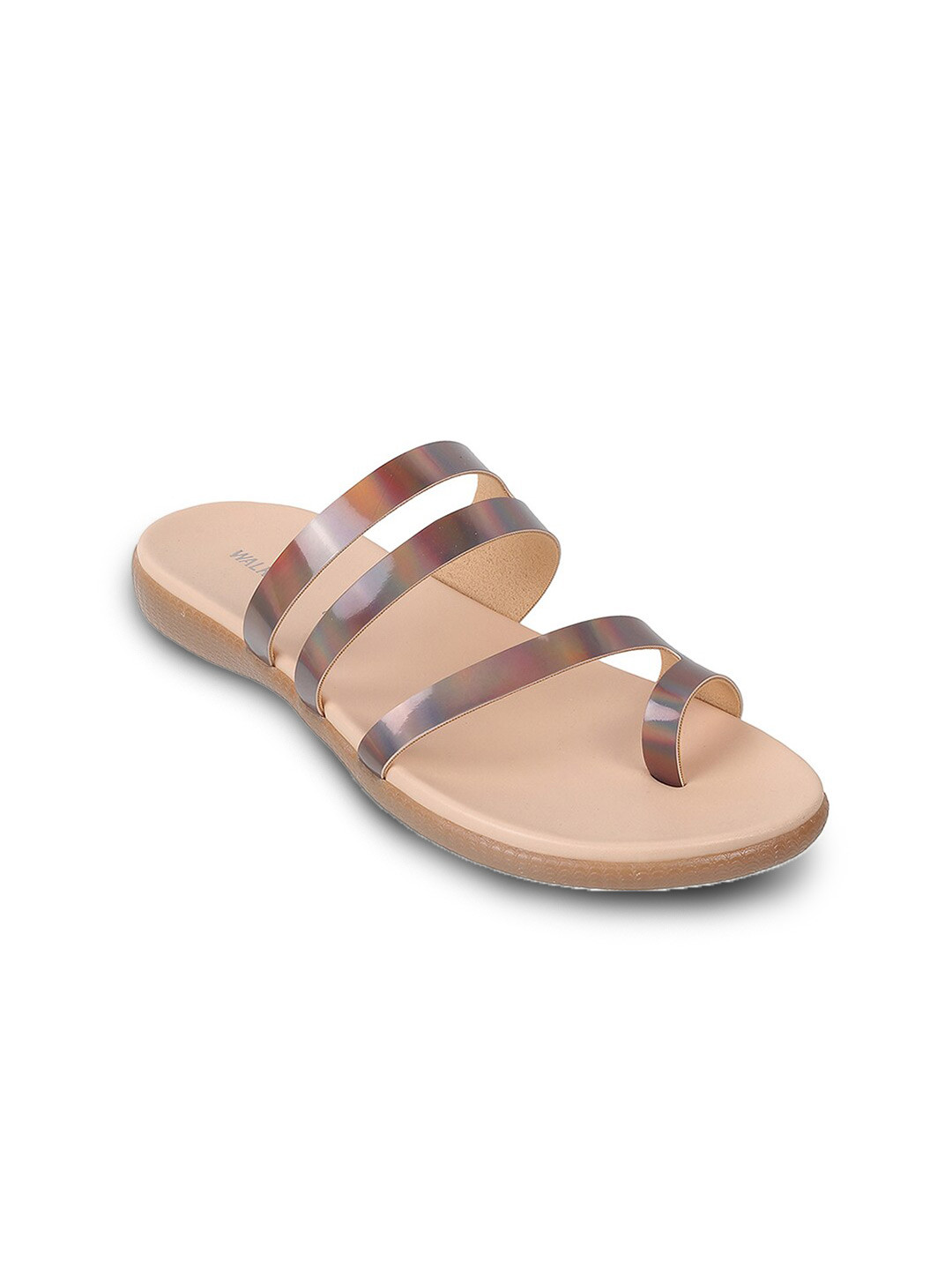 

WALKWAY by Metro Strapy One Toe Flats, Grey