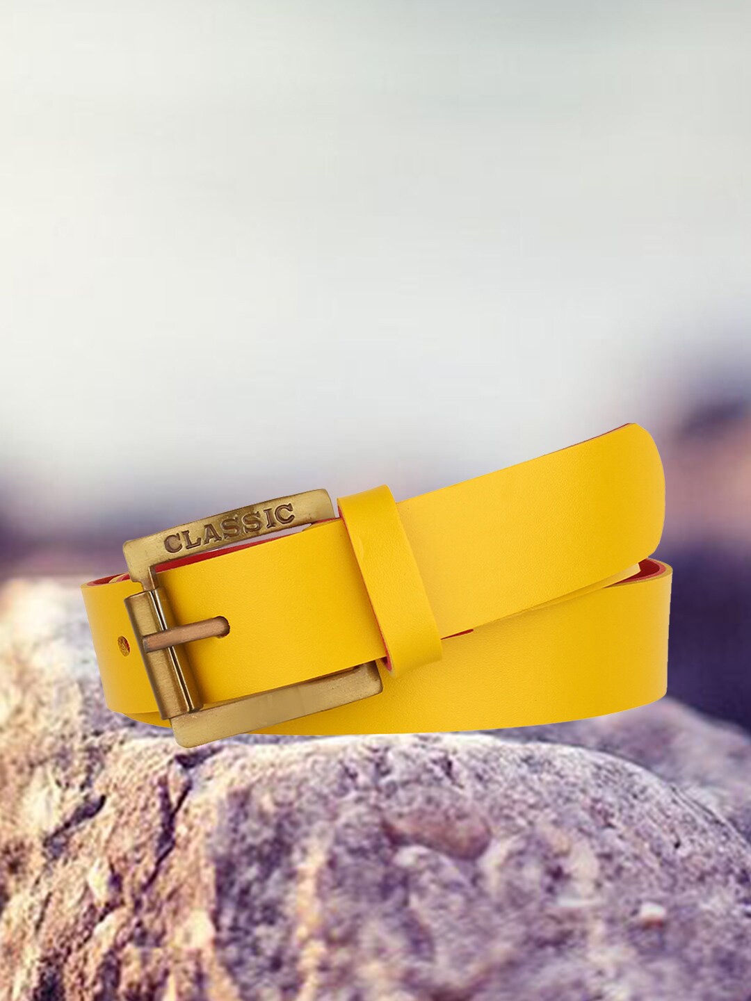 

FROGGY Kids Slim Casual Belt, Yellow