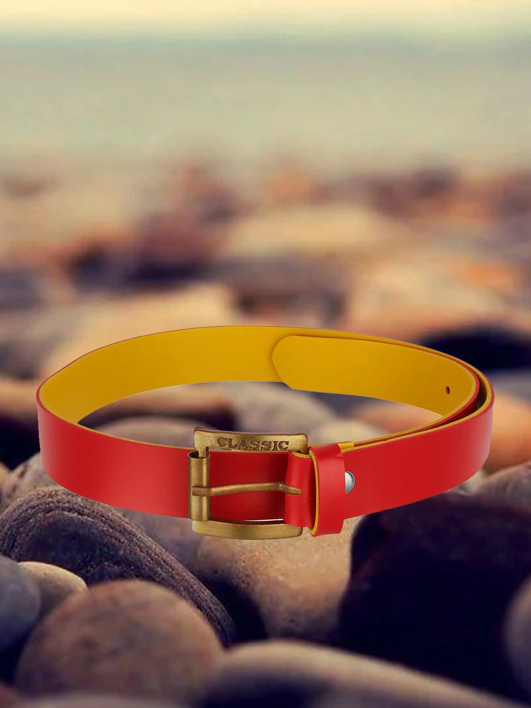 

FROGGY Kids Slim Casual Belt, Red
