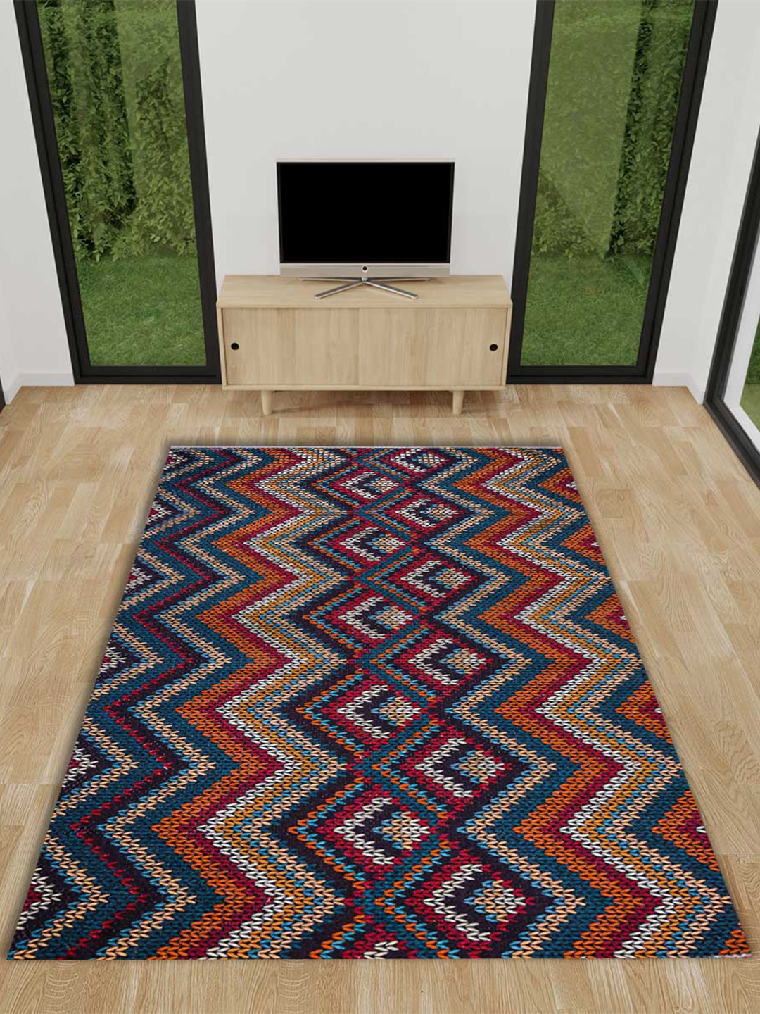 

RANGOLI Unisex Multi Carpets, Orange