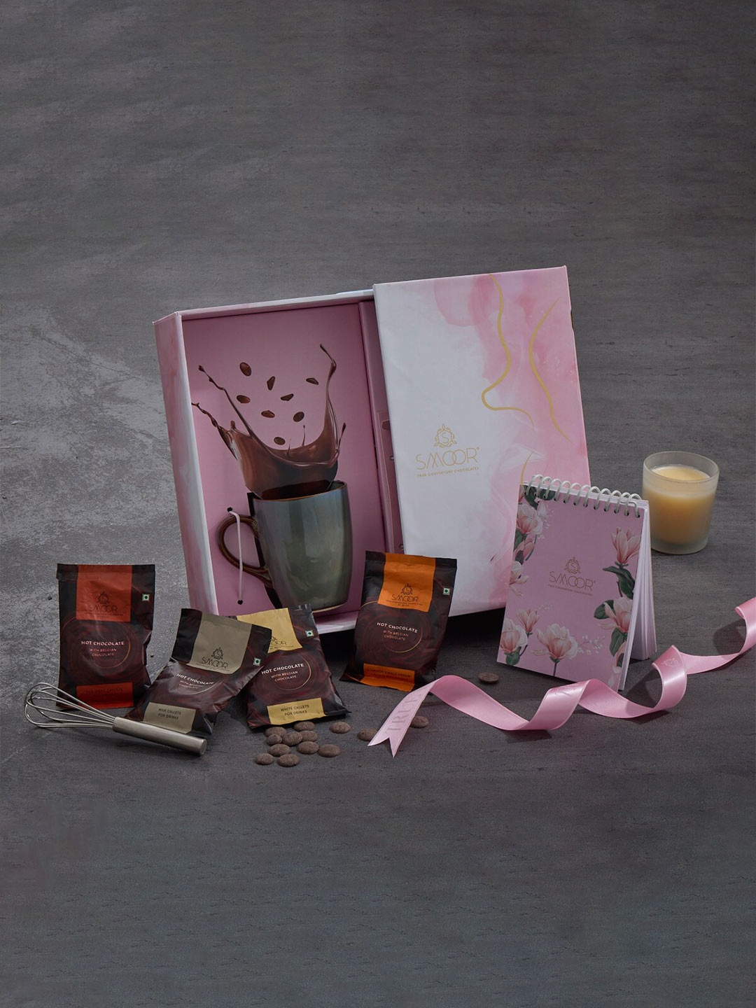 

SMOOR Hot Chocolate Hamper- 315 Gms, Pink