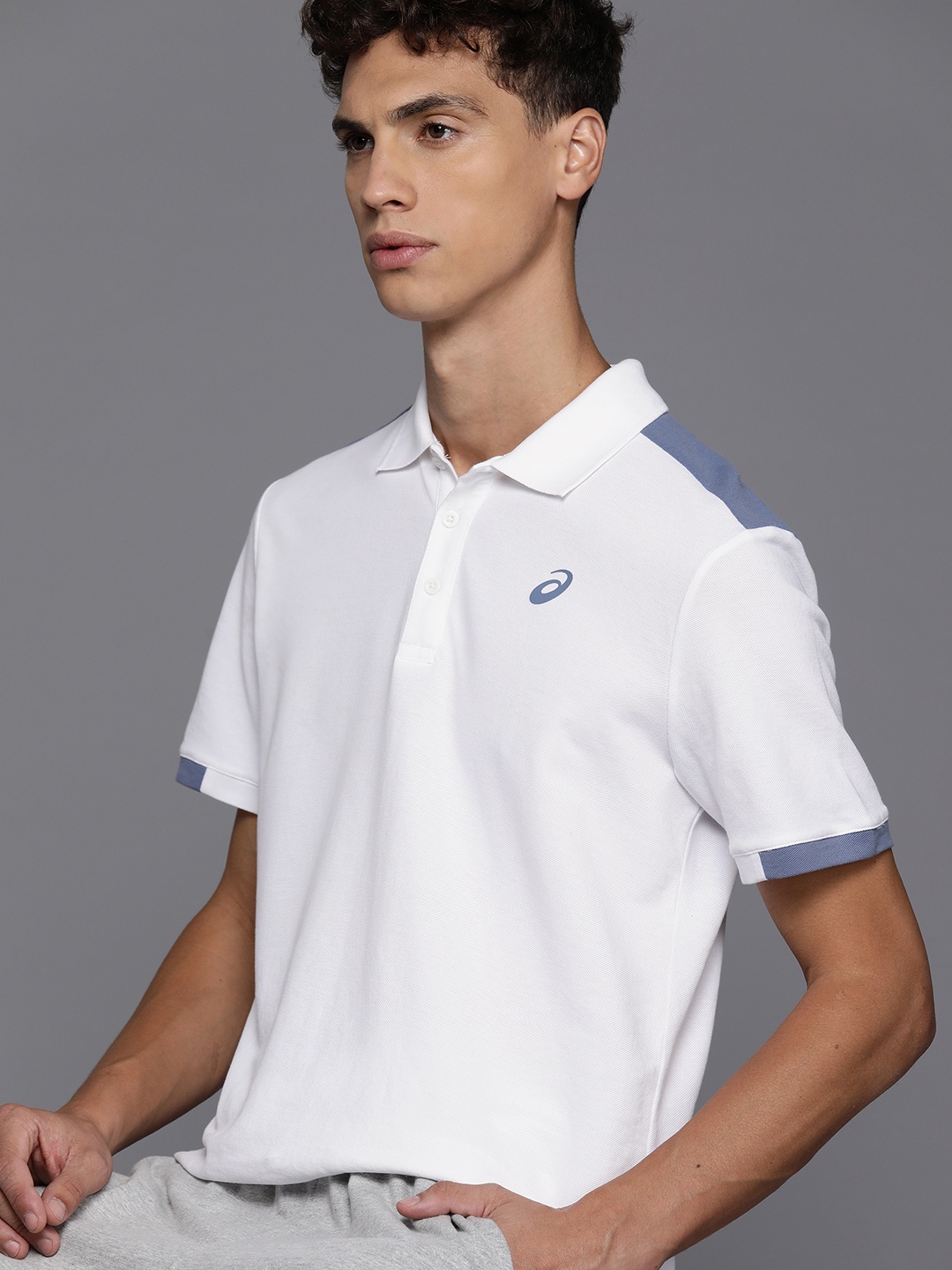 

ASICS Polo Collar Training T-shirt, White