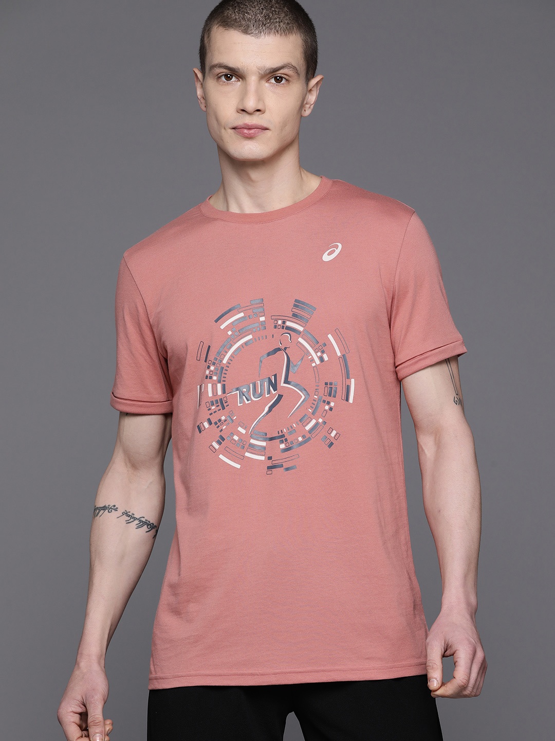 

ASICS Printed T-shirt, Rose