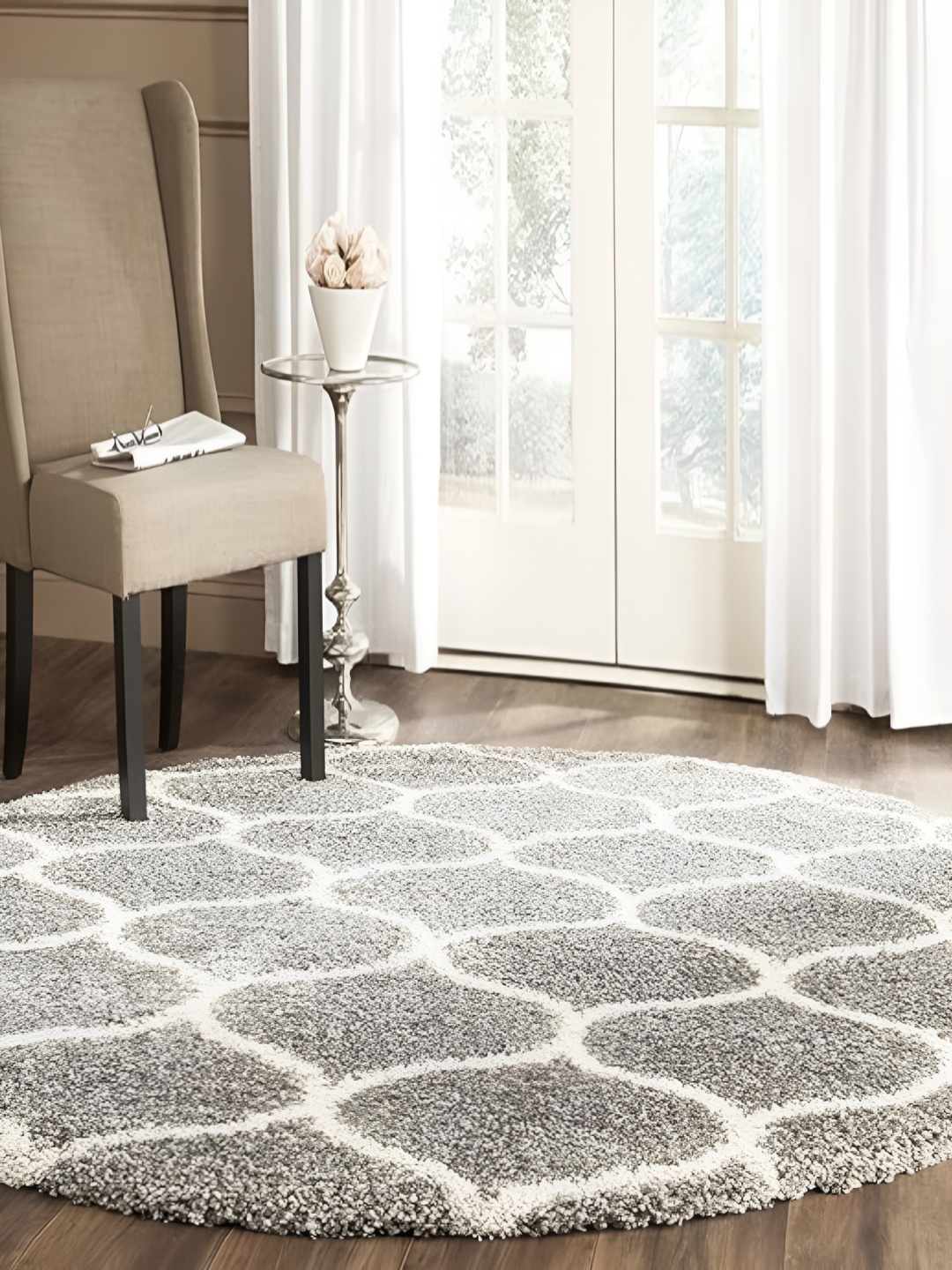

Shopgallery Brown & Beige Geometric Anti-Skid Carpet