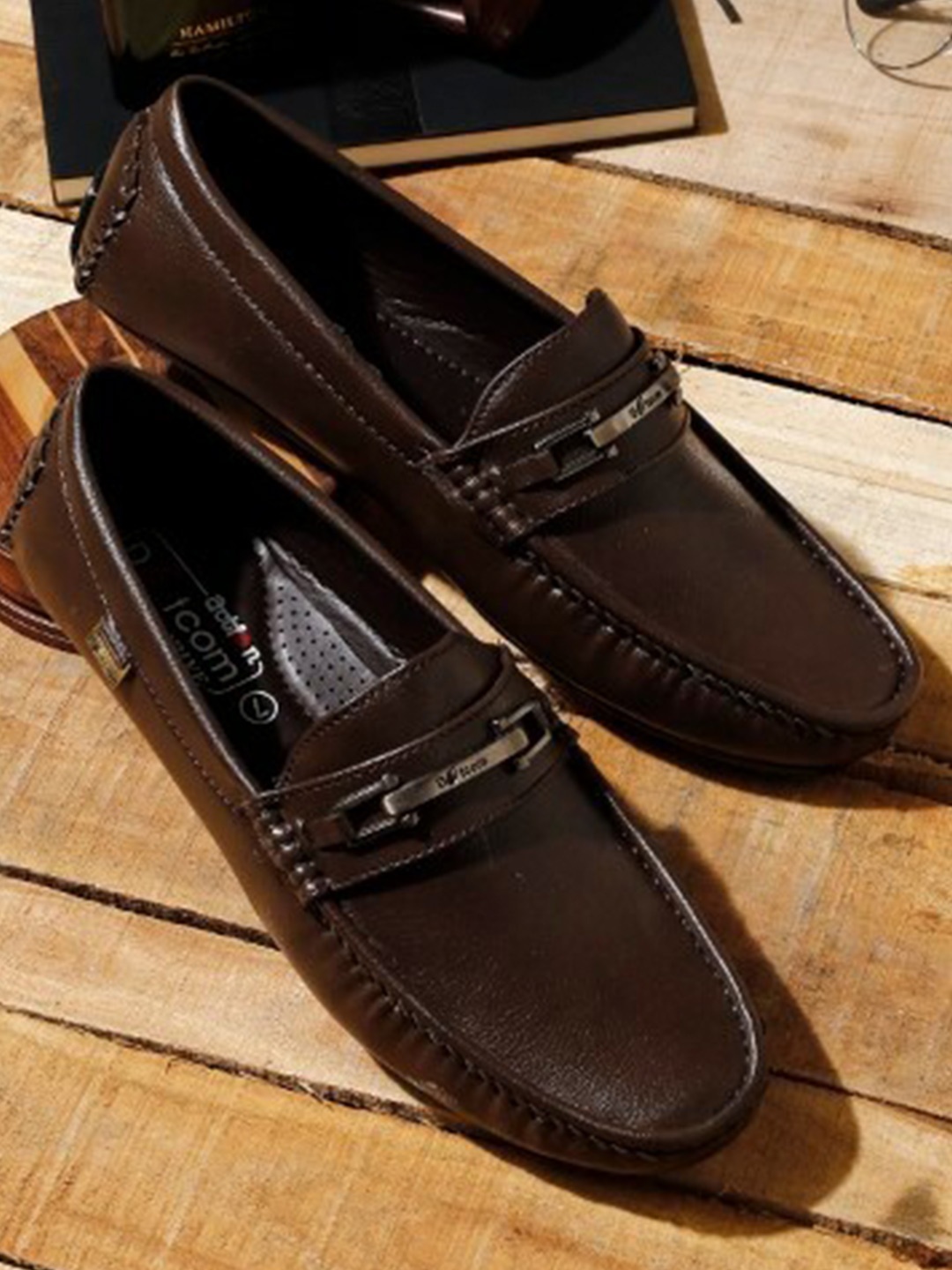 

Action Men Lightweight Horsebit Loafers, Coffee brown