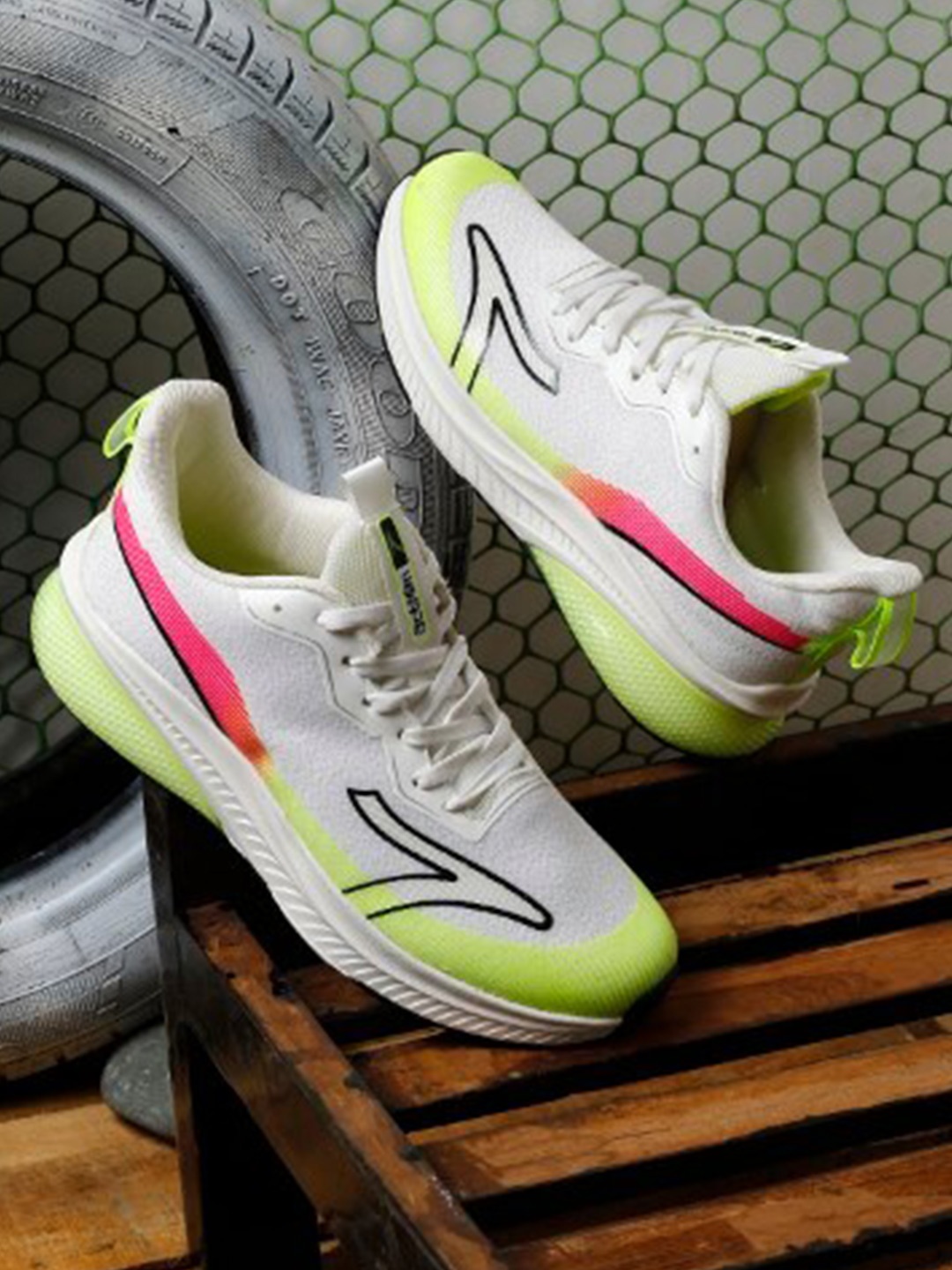 

Action Men Lightweight Breathable Training or Gym Shoes, White