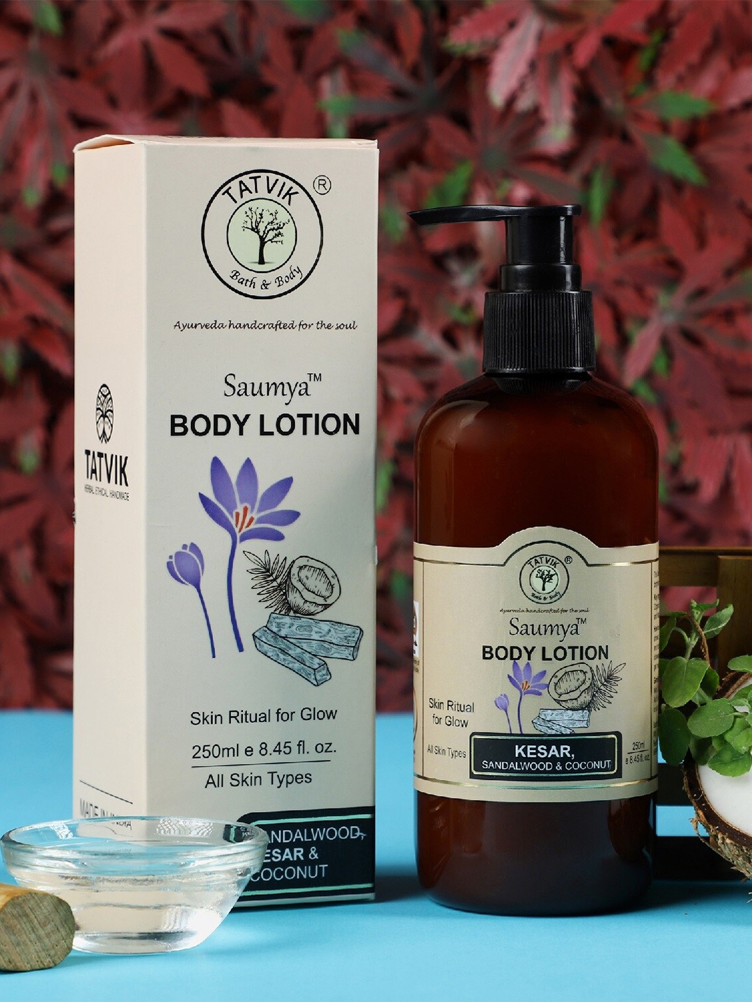 

TATVIK Saumya Body Lotion With Kesar & Sandalwood - 250ml, White