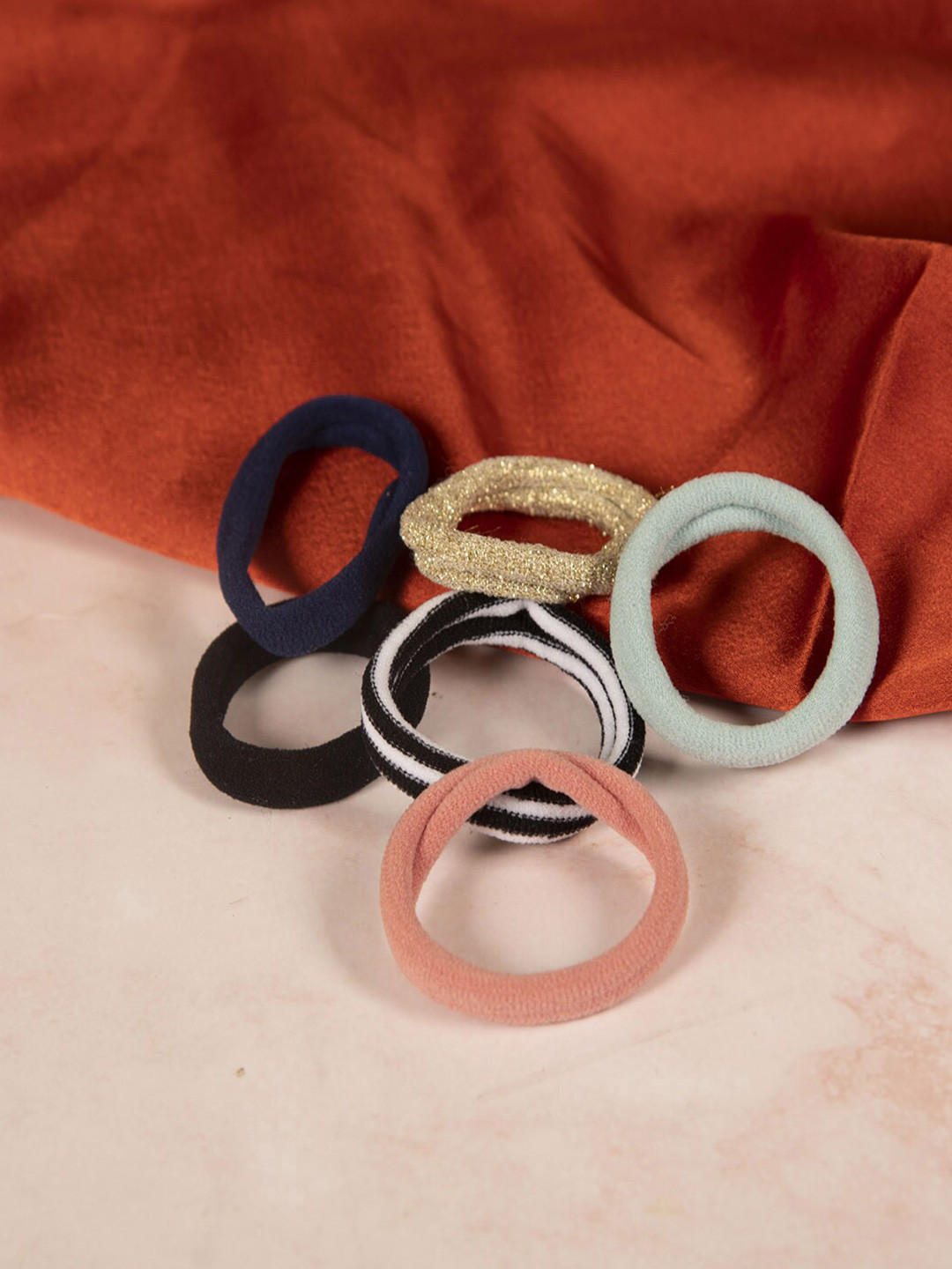 

Jewelz Set of 12 Ponytail Holders, Black