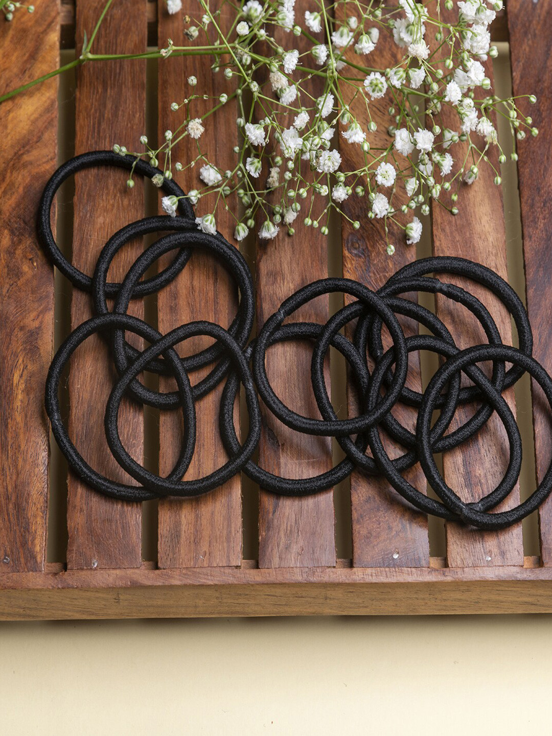

Jewelz Set of 22 Ponytail Holders, Black