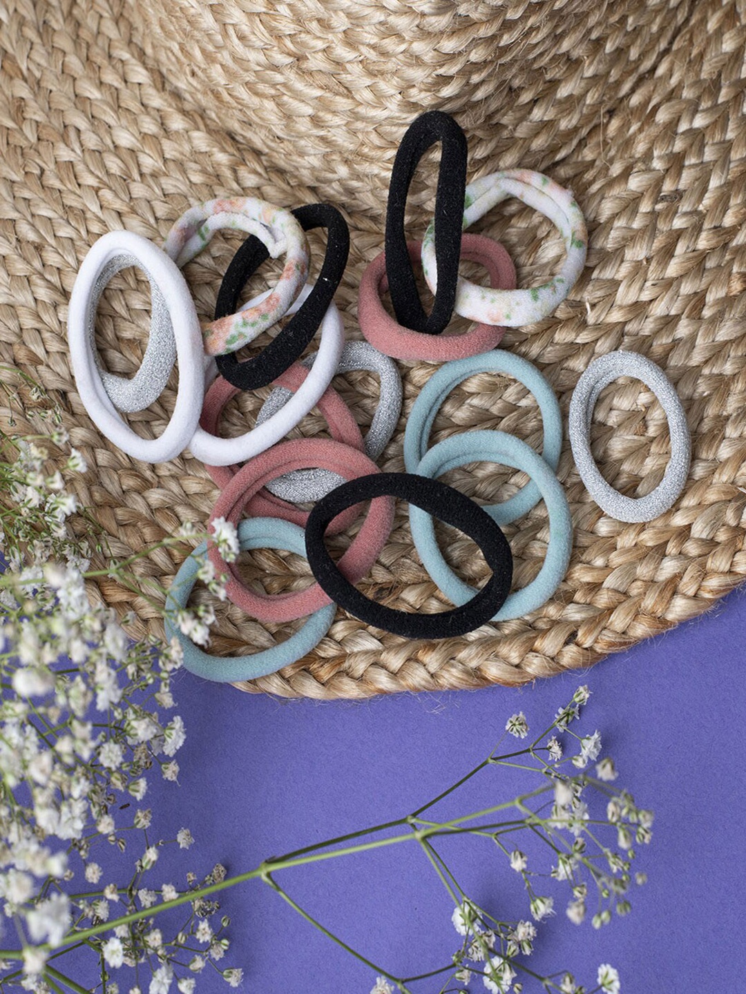 

Jewelz Set of 36 Ponytail Holders, Black