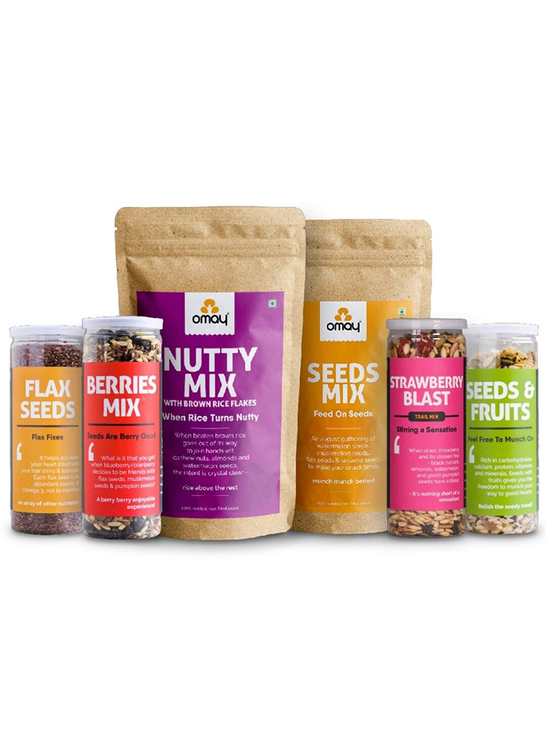 

Omay Foods Variety Trails Combo Pack, Multi