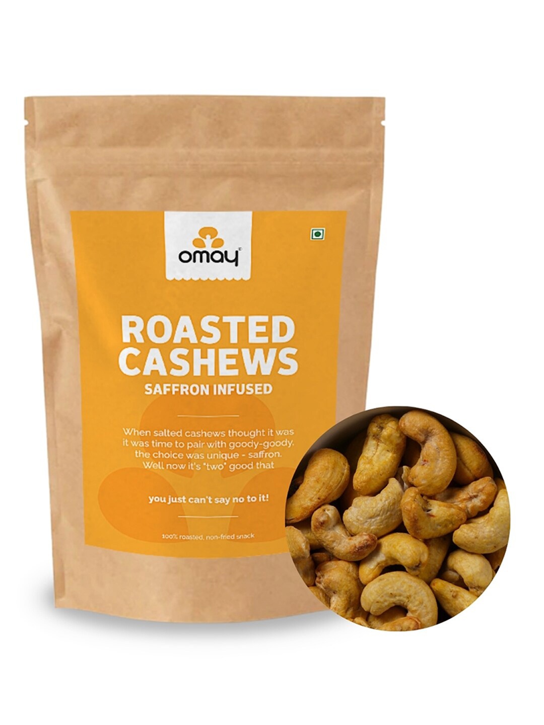 

Omay Foods Roasted Cashews 400g, Yellow