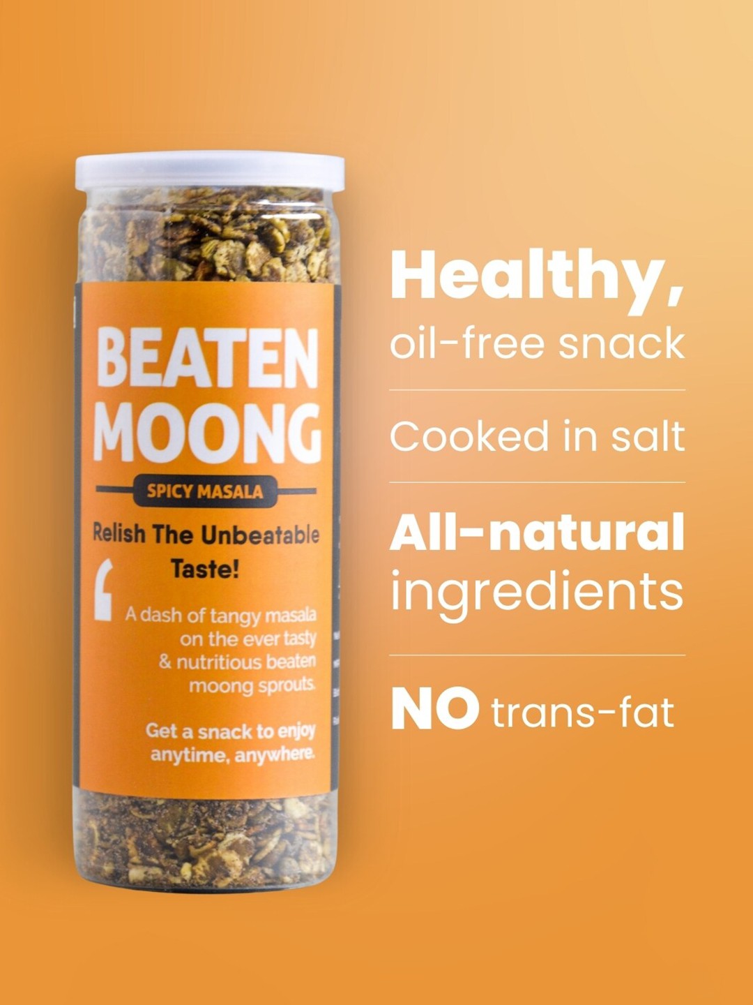 

Omay Foods Pack of 4 Beaten Moong 560 gms, Yellow