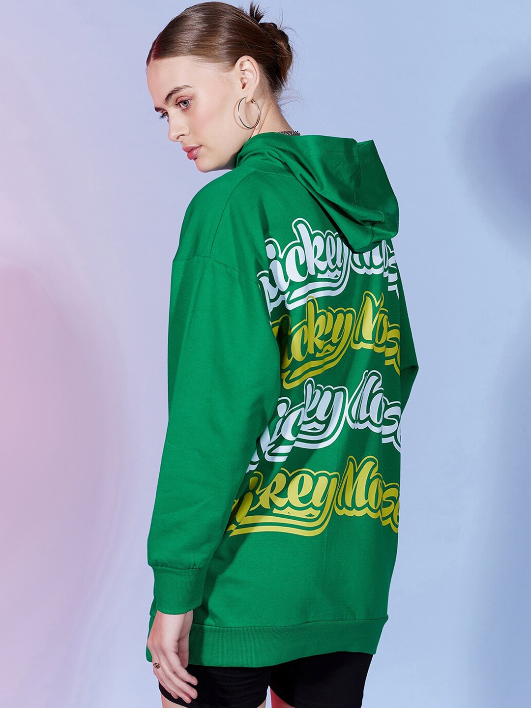 

DressBerry Disney Printed Hooded Sweatshirt, Green