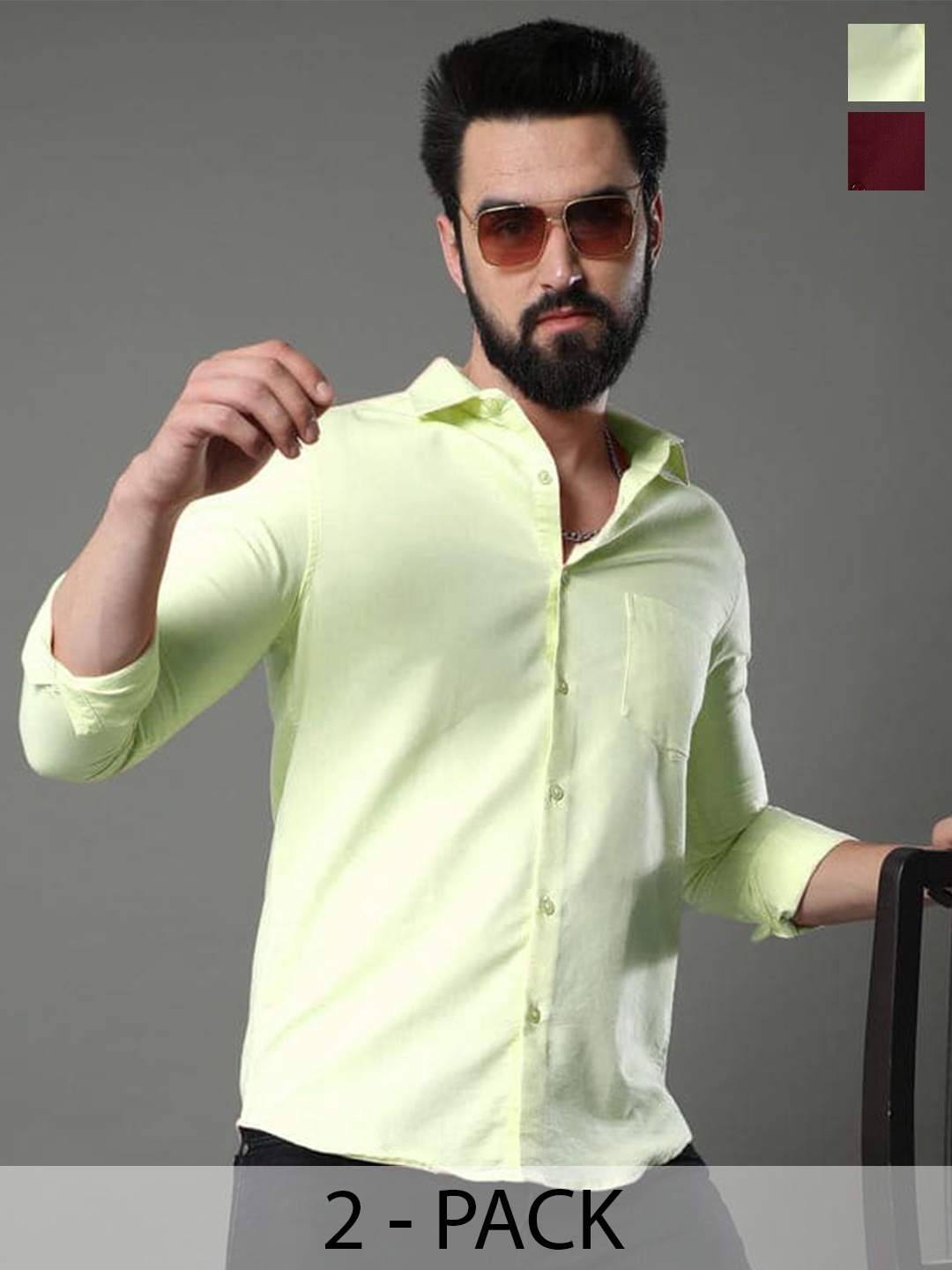 

Tee Projekt Slim Fit Striped Cotton Standard Opaque Casual Shirt, Maroon
