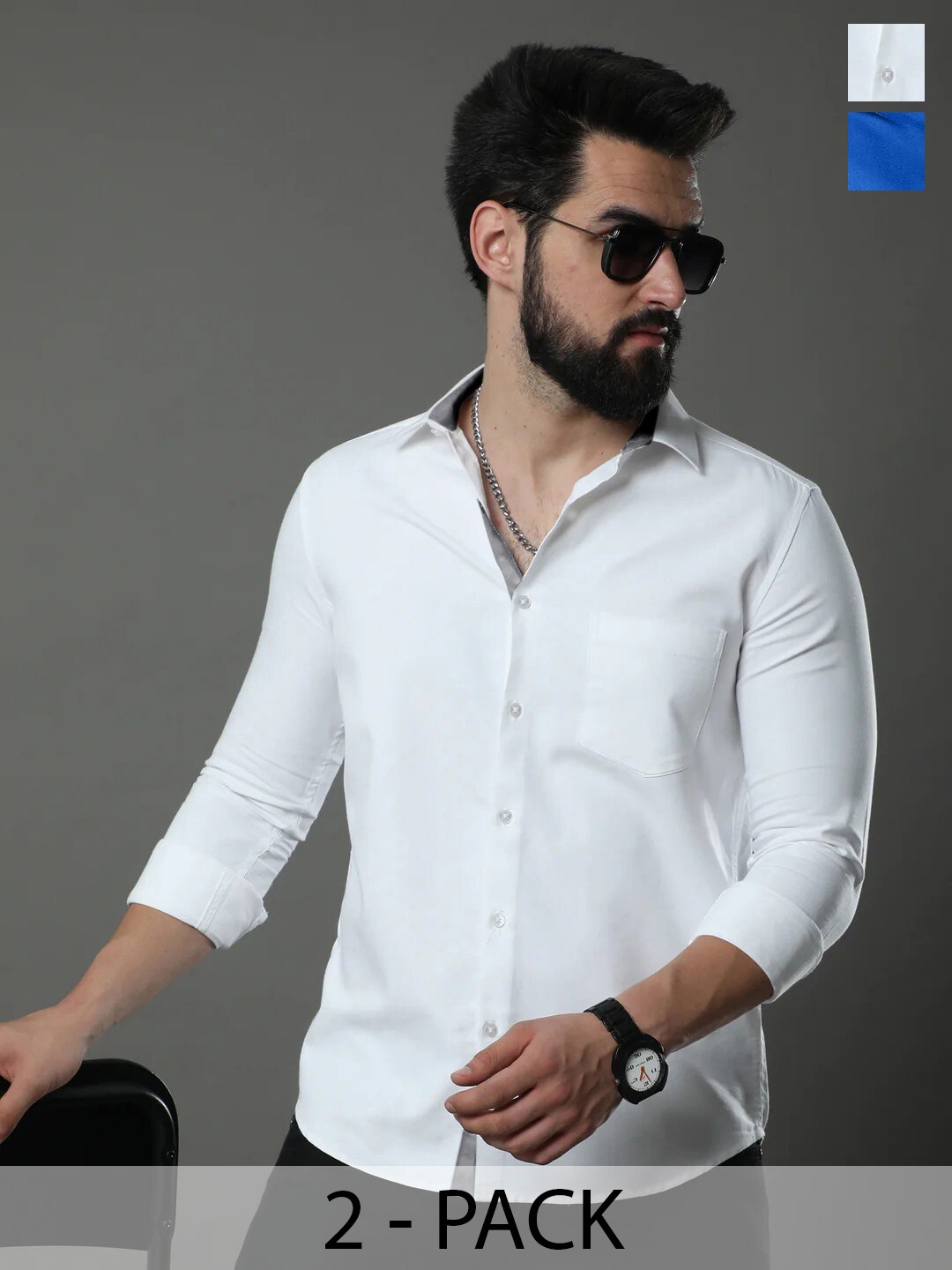 

Tee Projekt Slim Fit Striped Cotton Standard Opaque Casual Shirt, Navy blue