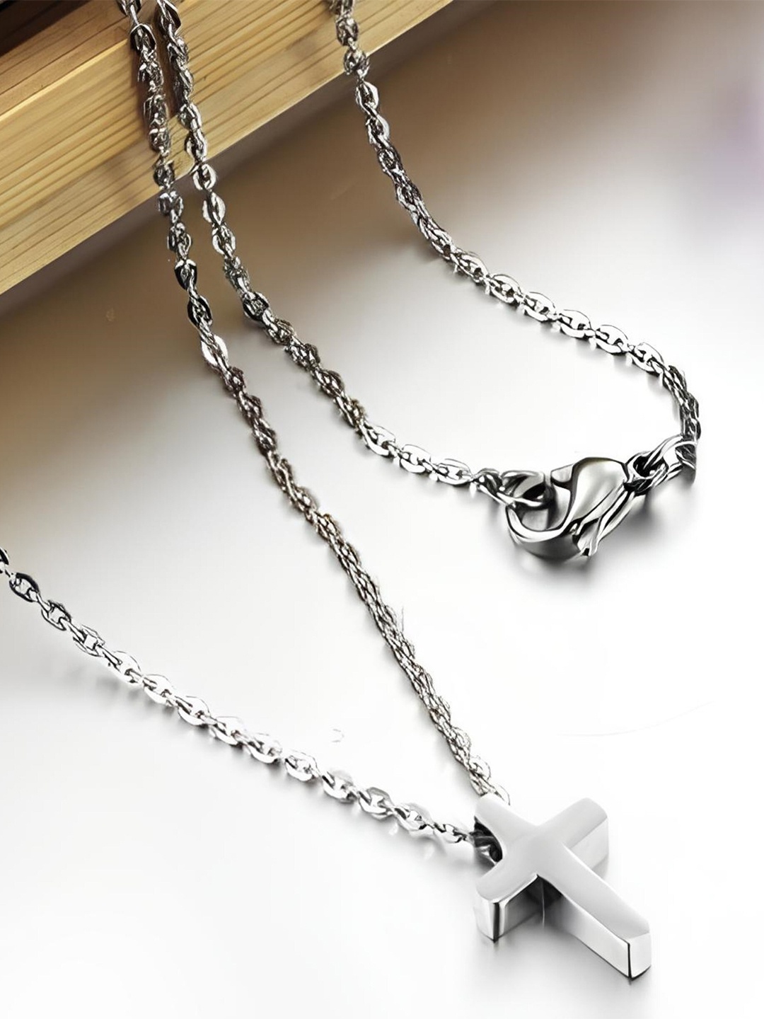 

KARISHMA KREATIONS Set Of 2 Silver Plated Pendant, Black