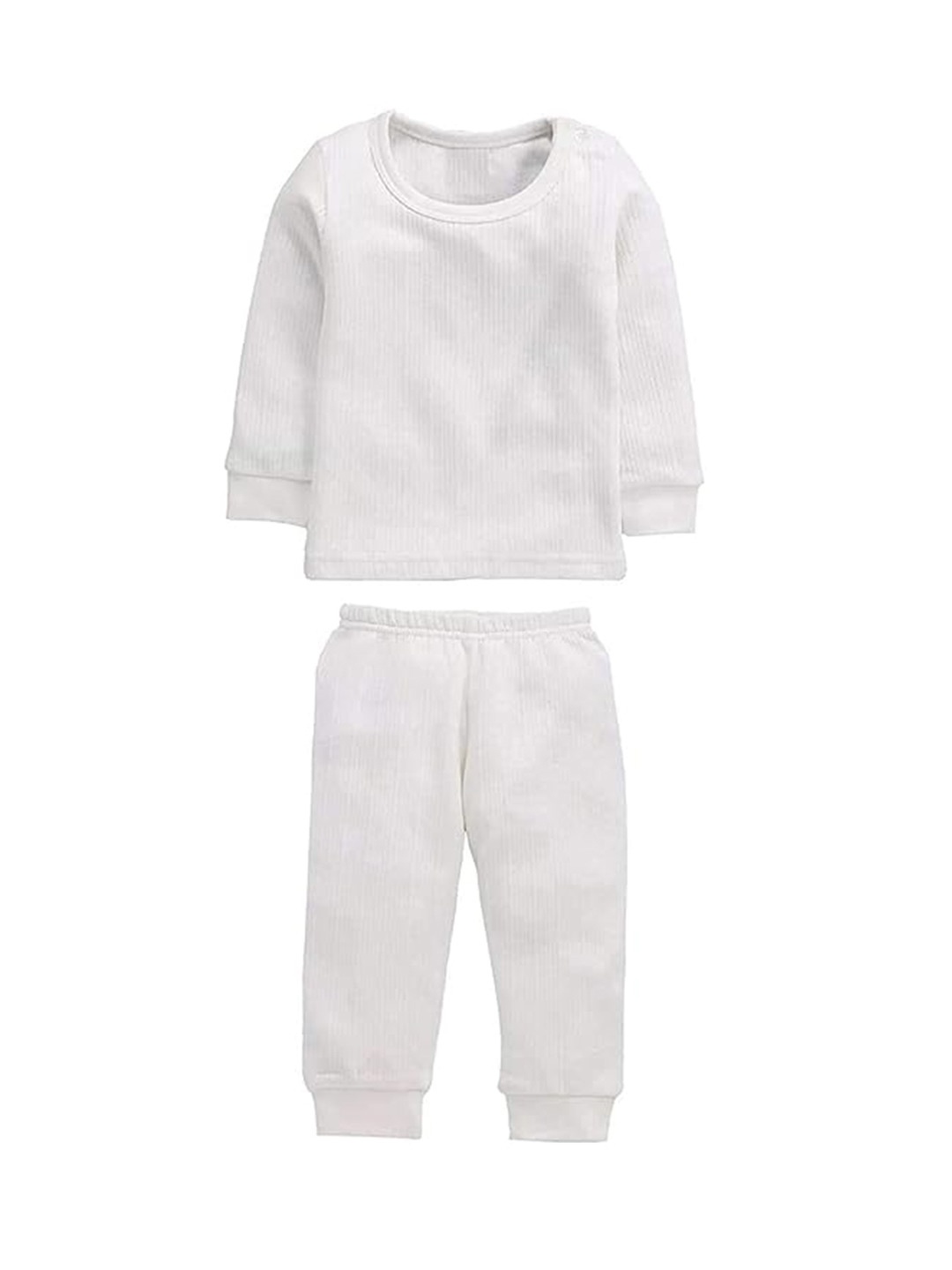 

BAESD Girls Pure Cotton Thermal Set, White