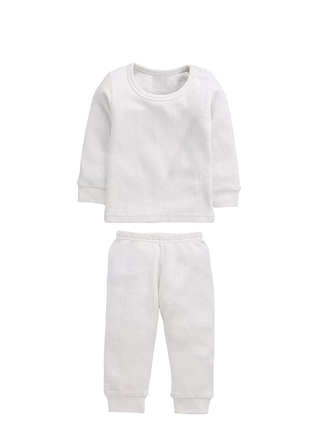 

BAESD Girls Pure Cotton Thermal Set, White