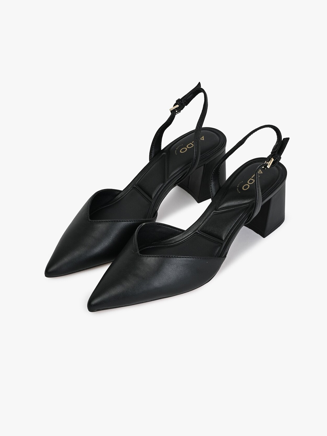 

ALDO Pointed Toe Block Heels, Black