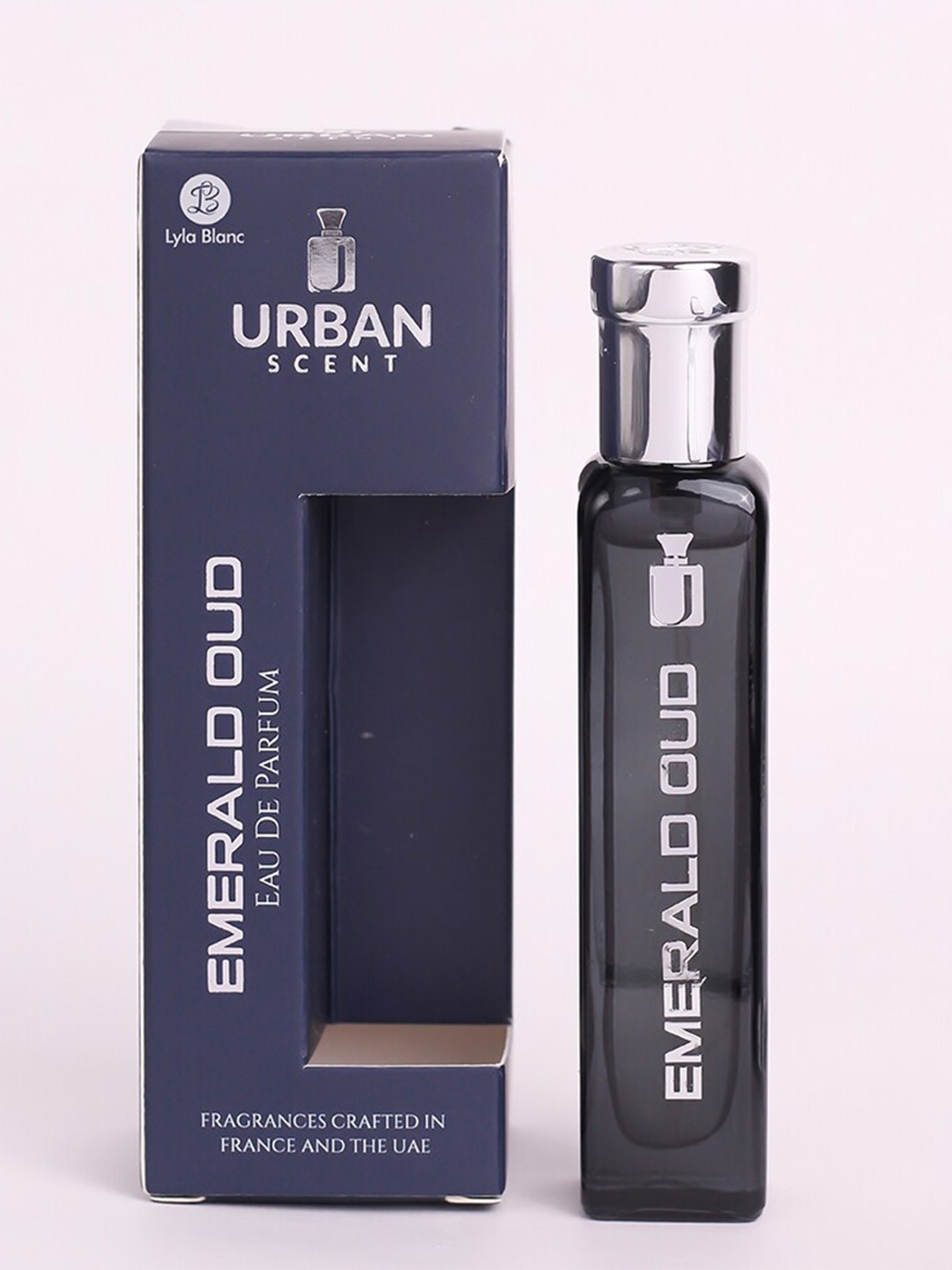 

Lyla Blanc Men Urban Scent Emerald Oudh Long Lasting Eau De Parfum - 15ml, Black