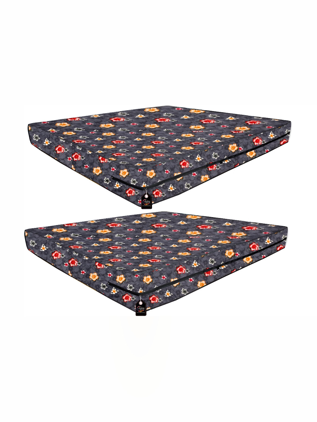 

Stylista Grey Cotton Water Resistant Zippered Double Size Mattress Protector