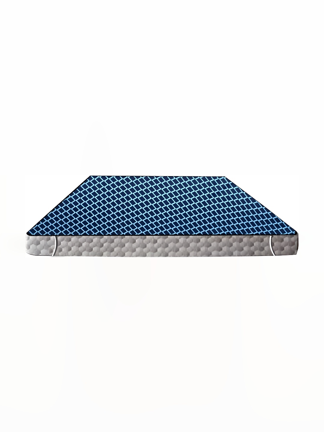 

Stylista Blue & White Cotton Water Resistant Elastic Strap Single Mattress Protector