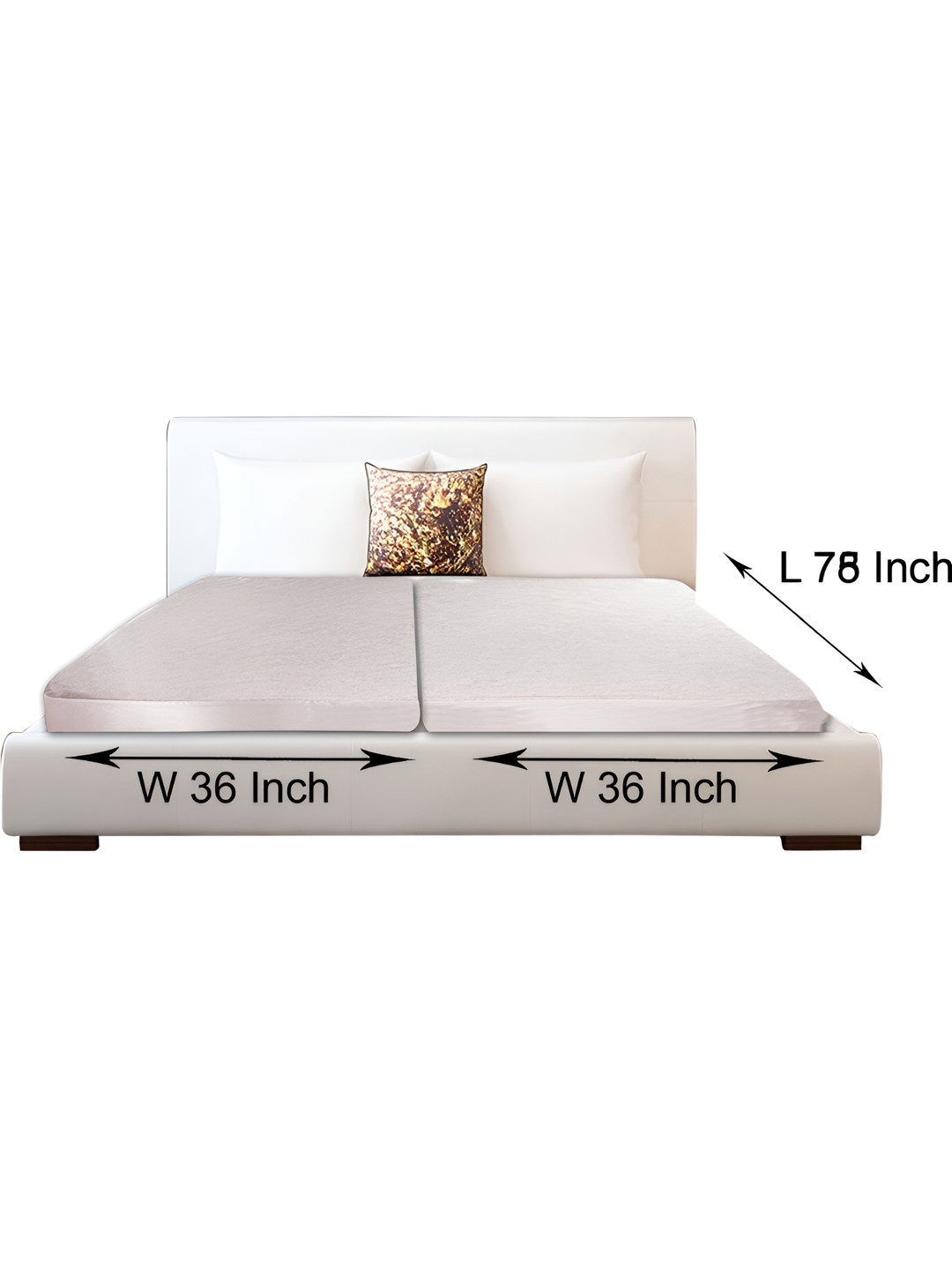 

Stylista Grey Cotton Double Size Water Resistant Mattress Protector