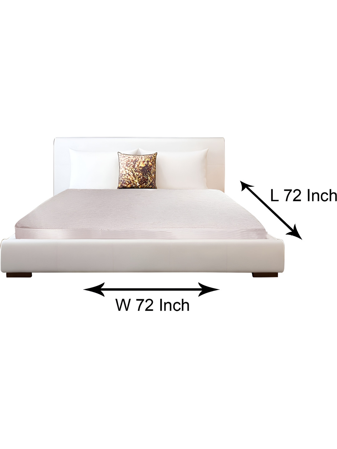 

Stylista Grey Cotton Water Resistant Elastic Strap King Size Mattress Protector