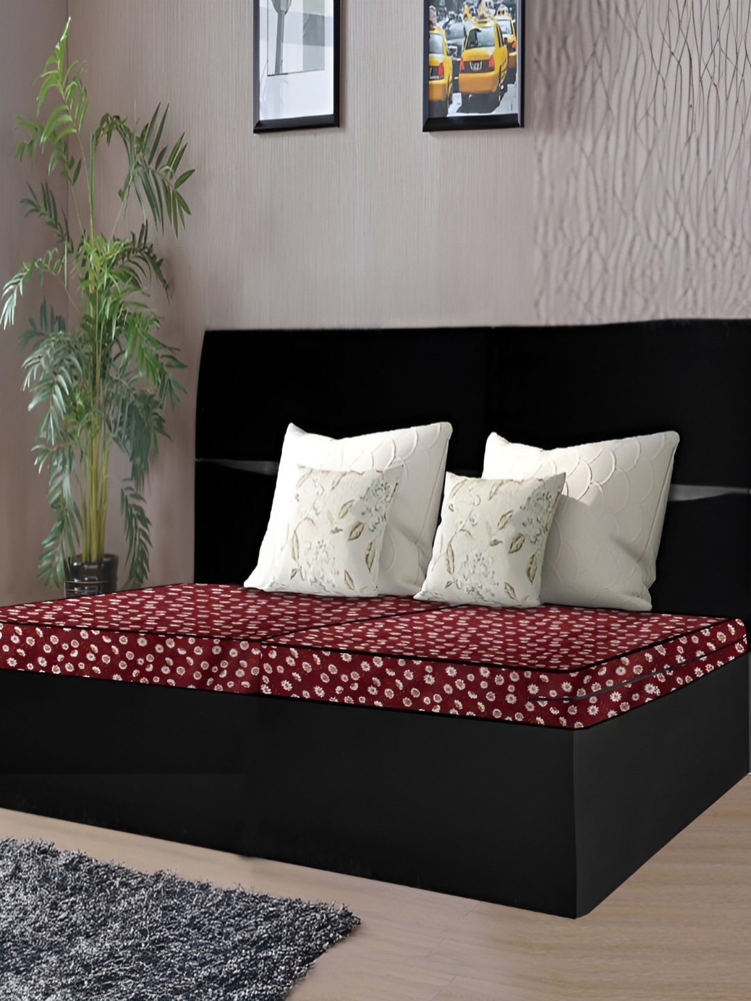 

Stylista Brown Cotton Water Resistant Zippered Double Size Mattress Protector