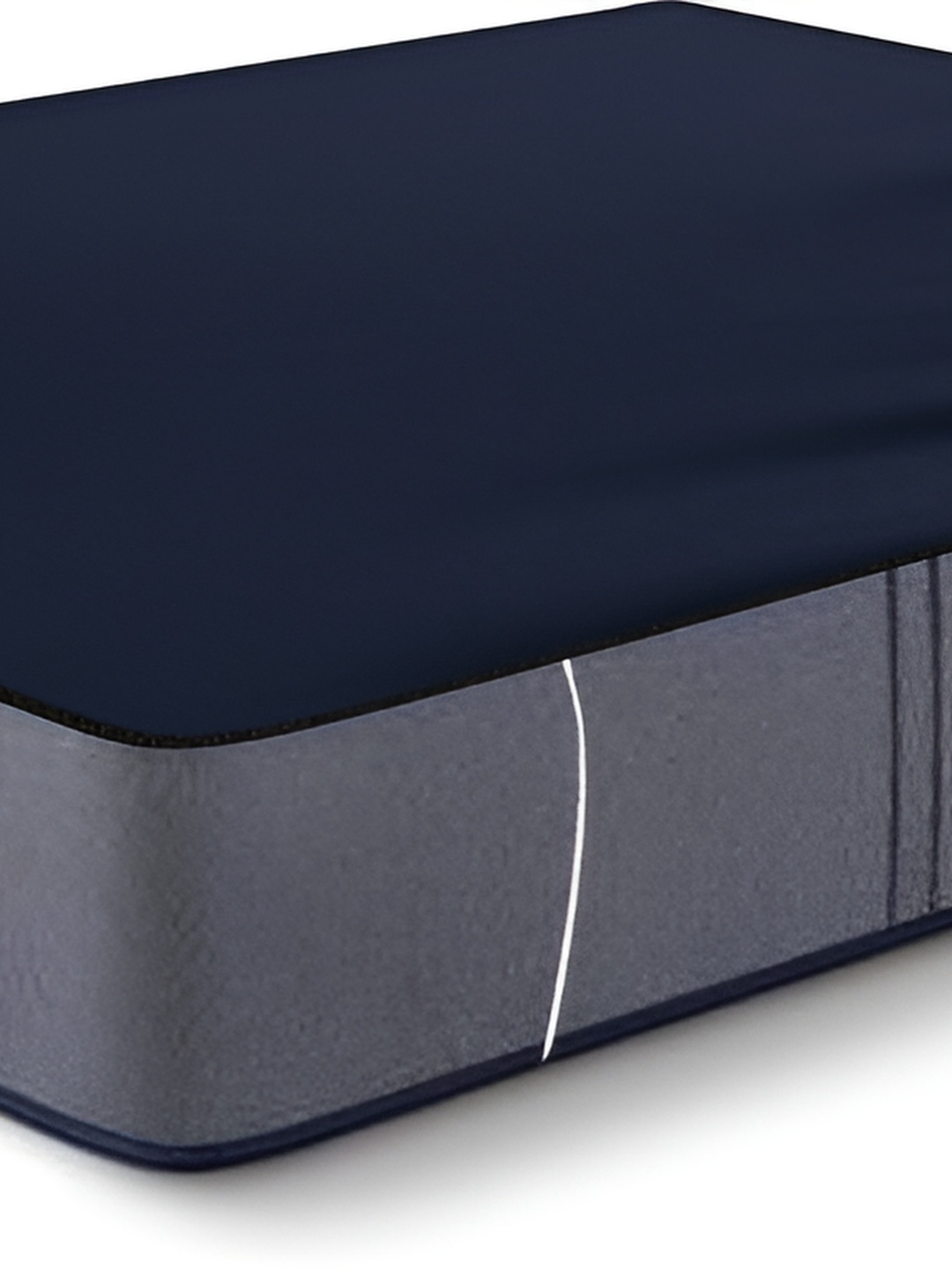 

Stylista Blue Cotton Water Resistant Elastic Strap Mattress Protector