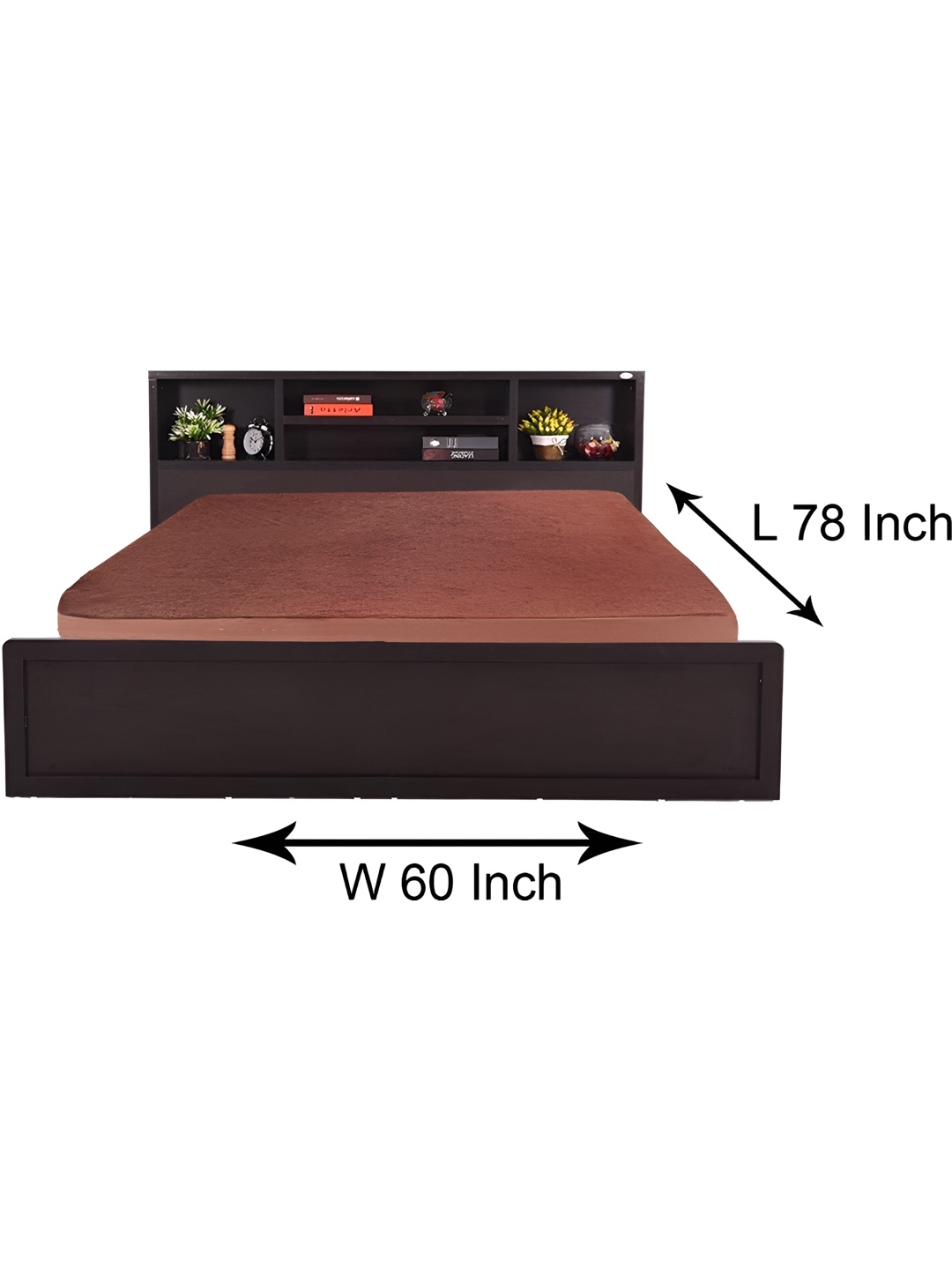 

Stylista Brown Cotton Water Resistant Elastic Strap Single Size Mattress Protector