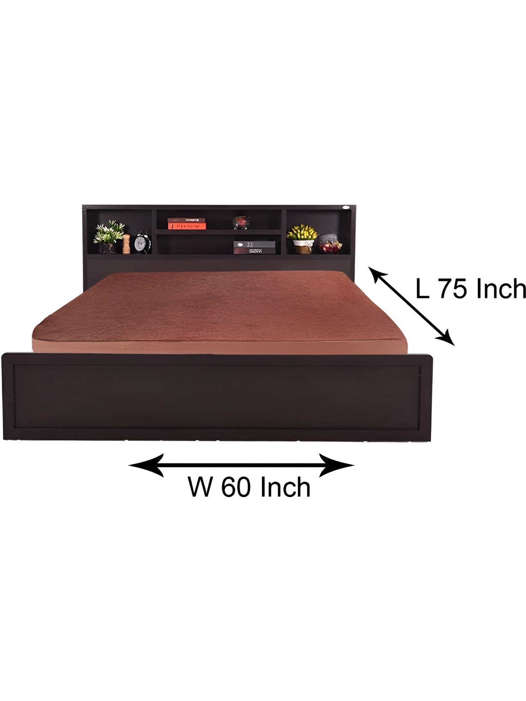 

Stylista Brown Cotton Water Resistant Elastic Strap Mattress Protector