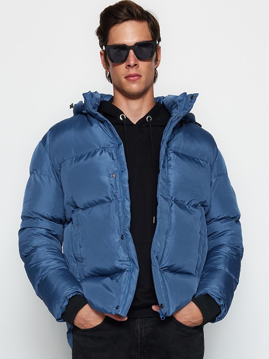 

Trendyol Hooded Puffer Jacket, Blue