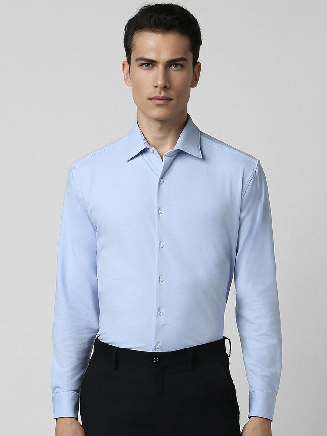 

Van Heusen Spread Collar Slim Fit Formal Shirt, Blue
