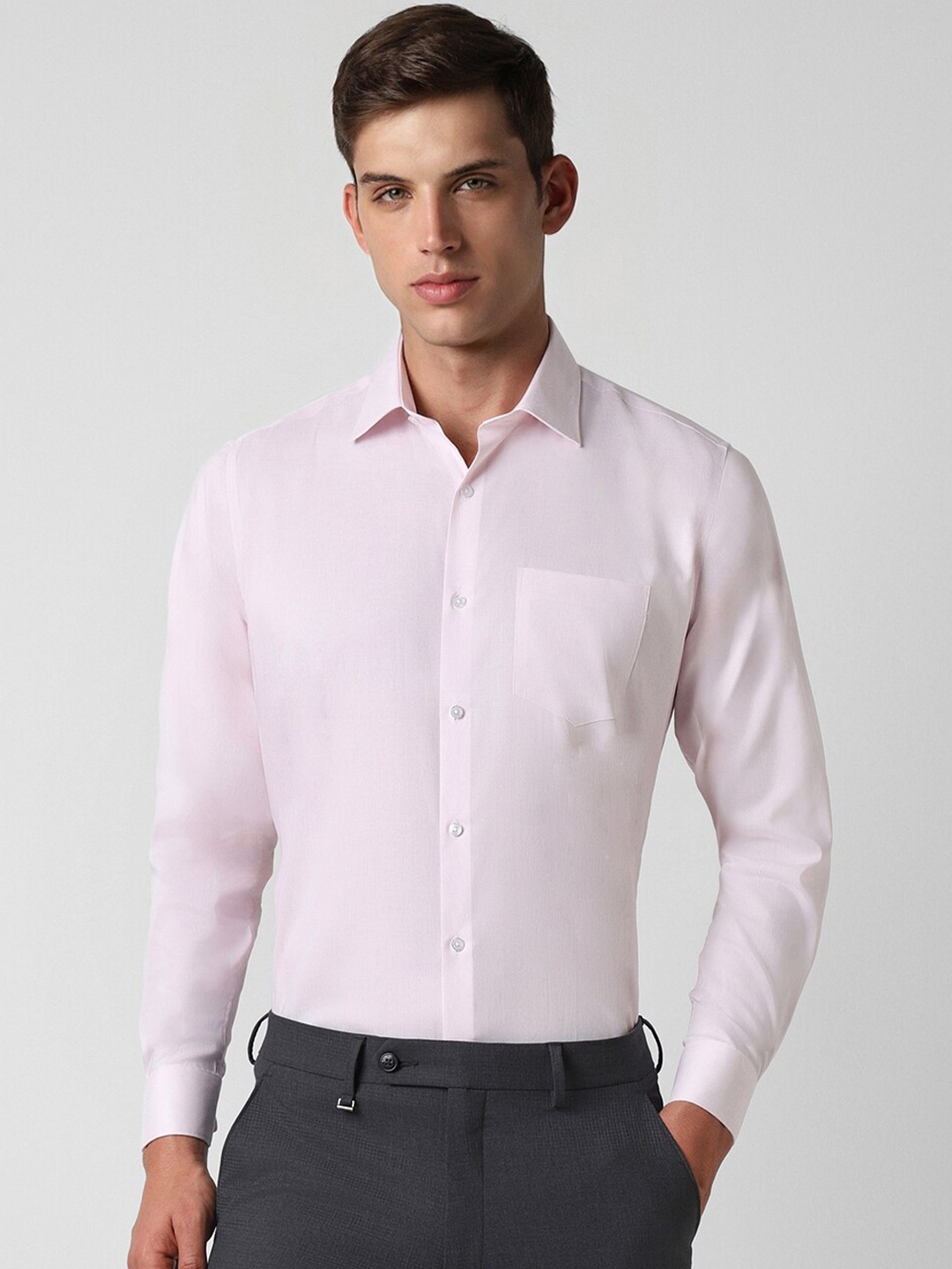 

Van Heusen Spread Collar Pure Cotton Formal Shirt, Pink